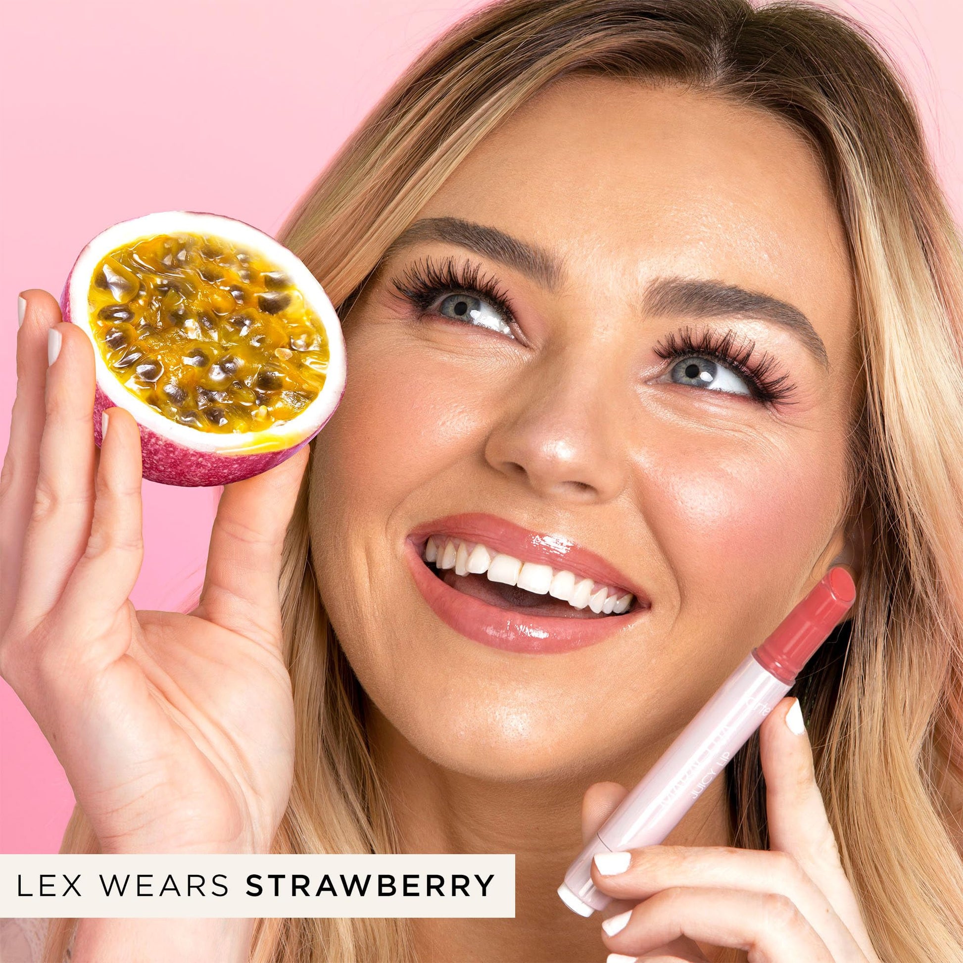 tarte maracuja juicy lip balm gloss – Viral Nourishing Lip Butter Color with High-Shine Hydration, Skincare Infused with Vitamin E, Vegan & Cruelty-Free, full size, Rose tarte uk supplements