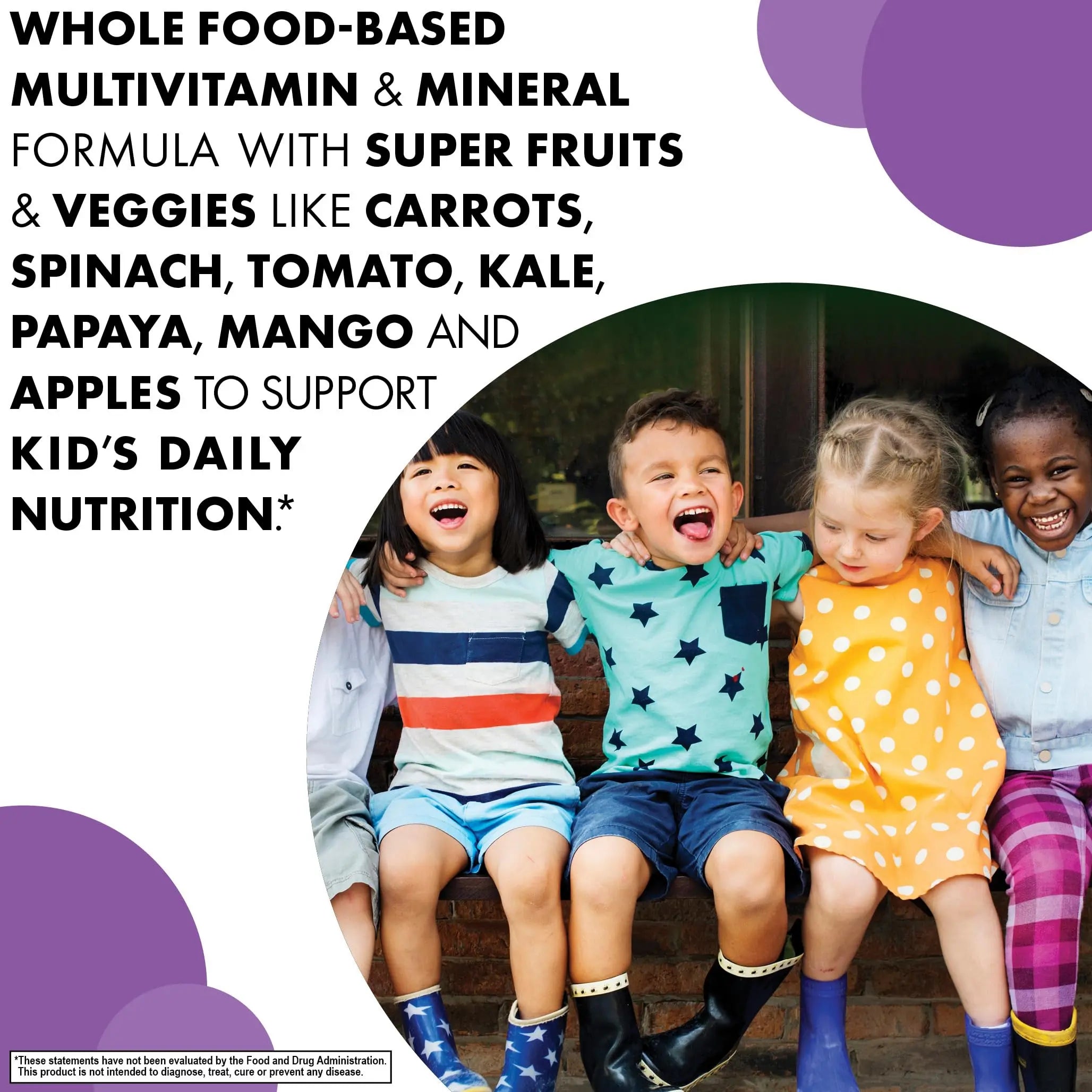 Bluebonnet Nutrition Rainforest Animalz Whole Food Based Multiple Chewable Tablets, Kids Multivitamin & Mineral, Vitamin C, D3, Iron BlueBonnet uk supplements