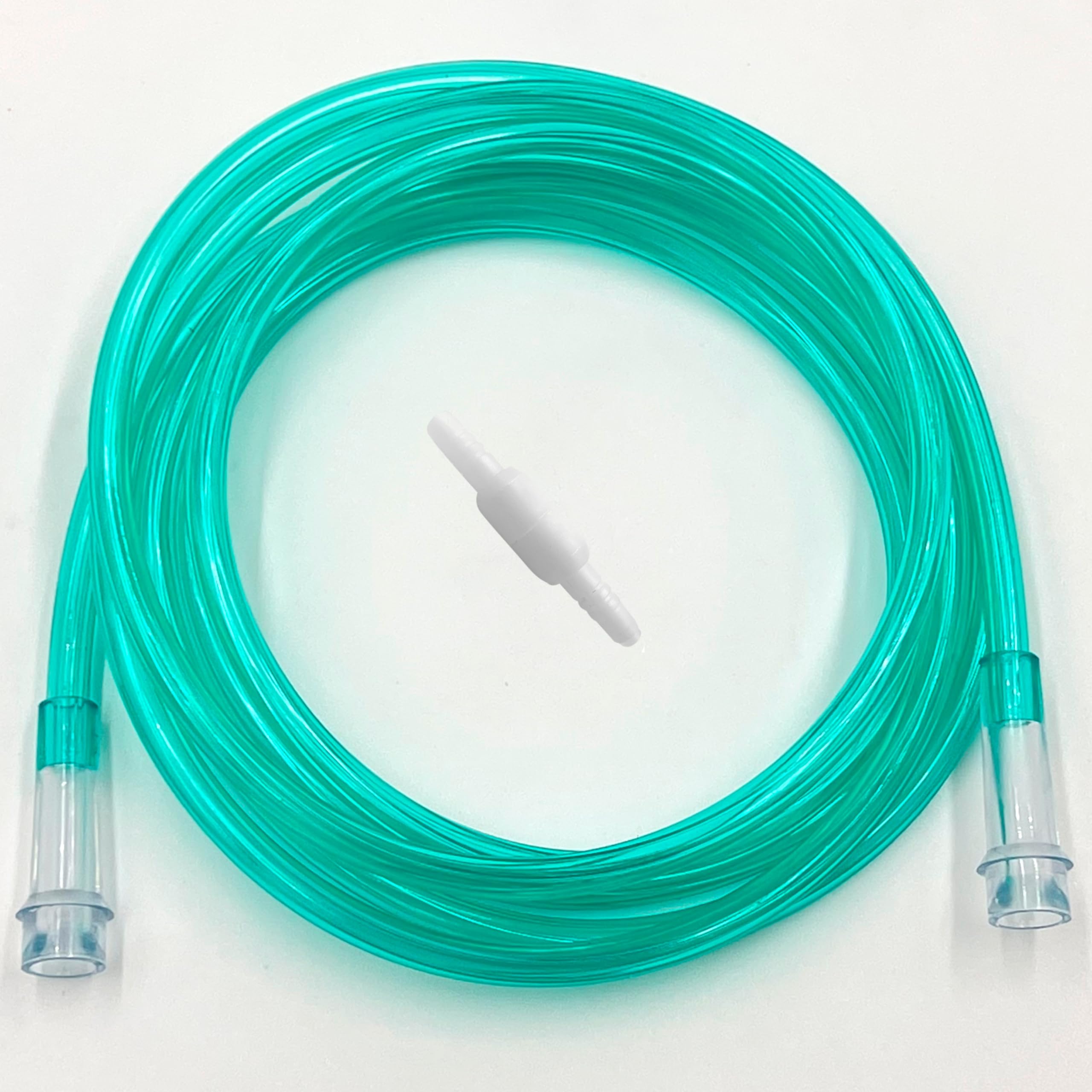 5pk 7Ft Green Oxygen Supply Tubing with Swivel Connectors ResOne uk supplements