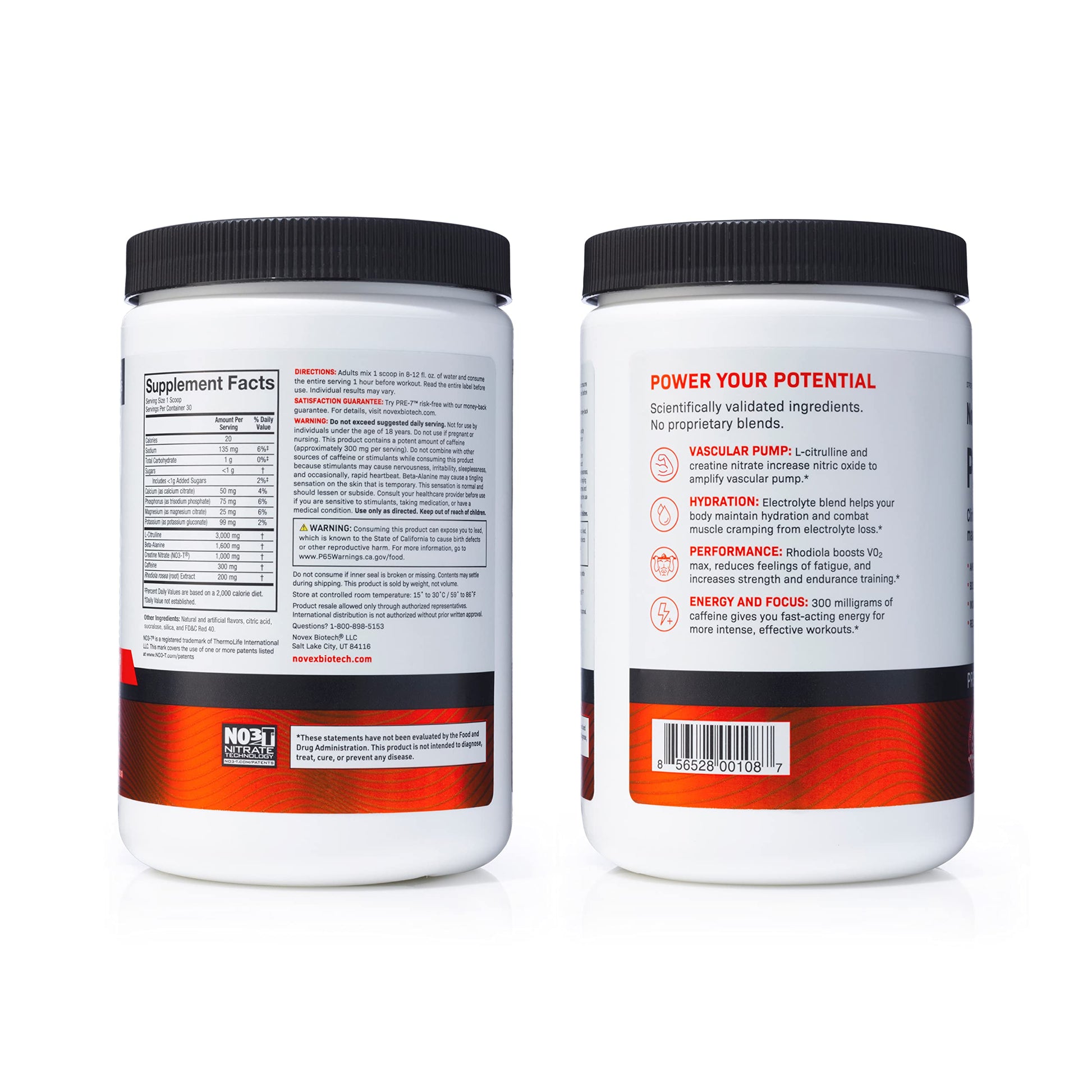 Novex Biotech PRE-7 Pre-Workout Powder – Best preworkout for Men - Boost Energy Novex Biotech uk supplements
