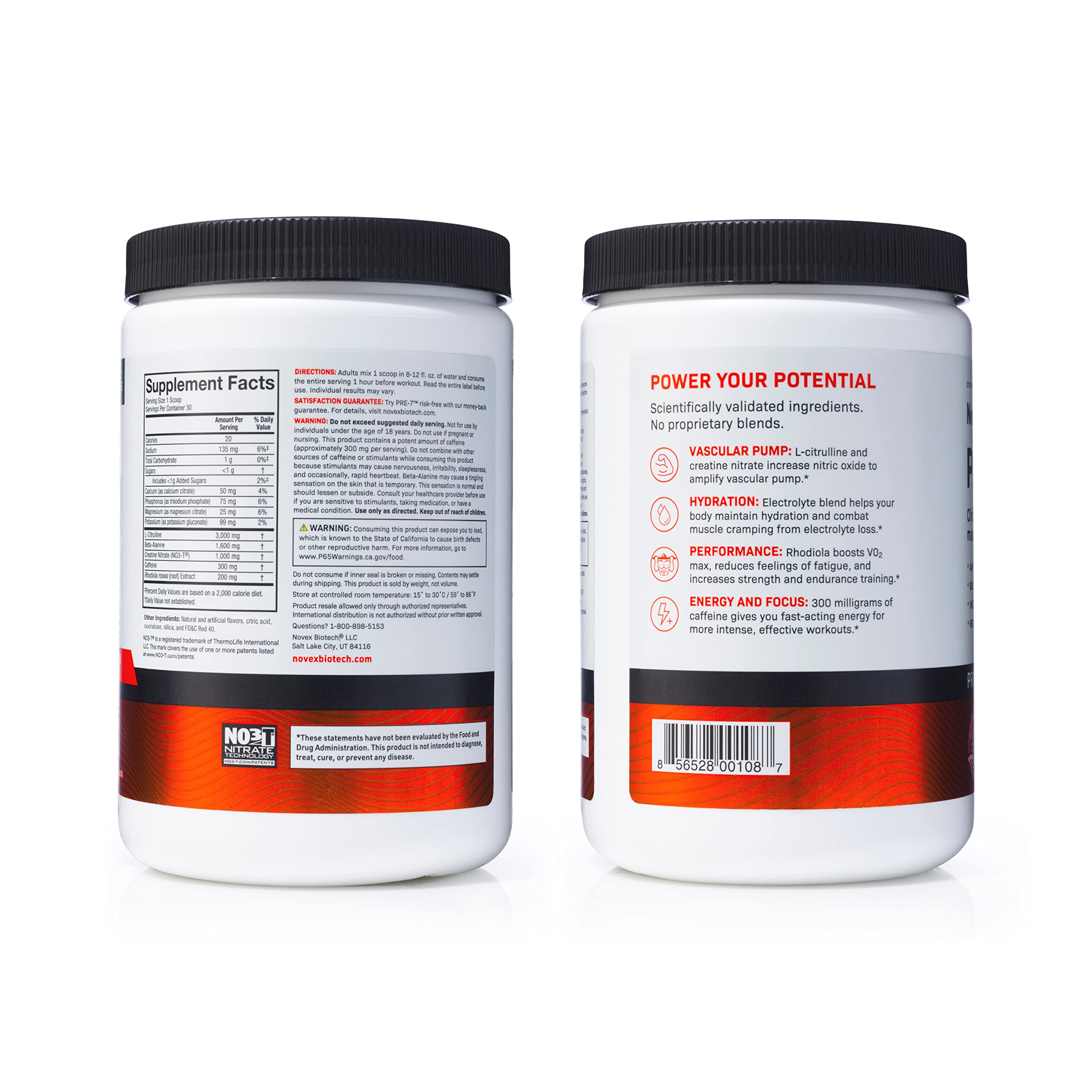 Novex Biotech PRE-7 Pre-Workout Powder – Best preworkout for Men - Boost Energy Novex Biotech uk supplements
