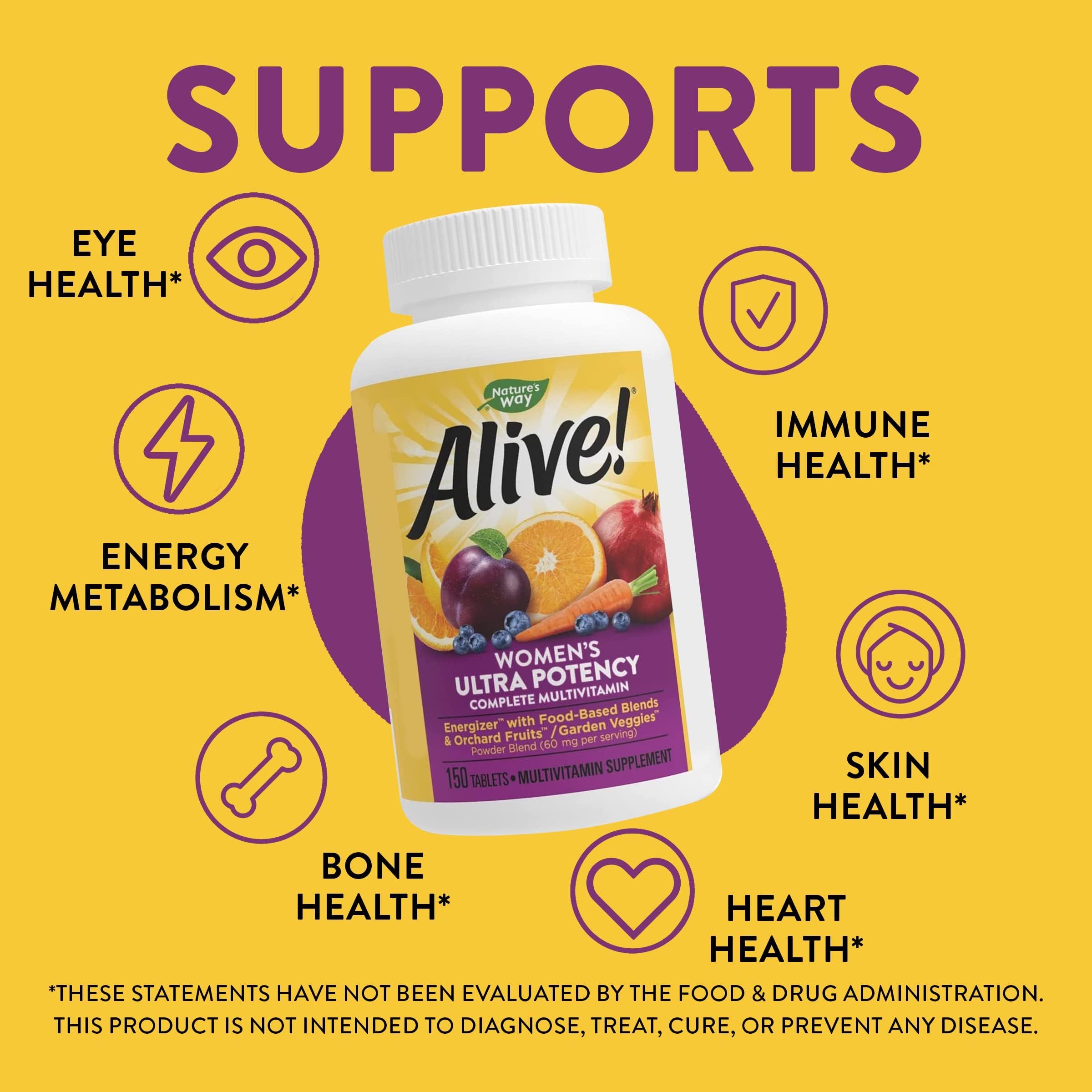 Nature's Way Alive! Women's Daily Ultra Multivitamin, High Potency Formula Nature's Way uk supplements