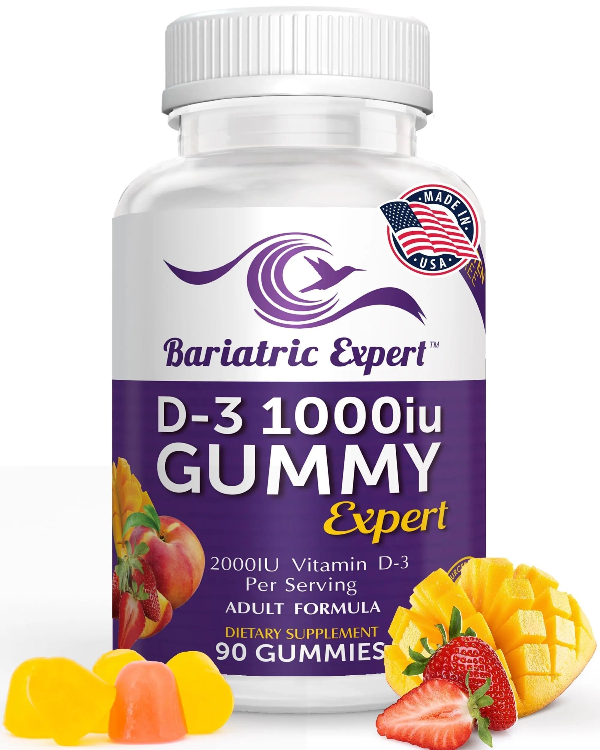 Bariatric Expert D3 Vitamin – Fast-Melting Dietary Supplement for Adults Post Bariatric Surgery, 90 Count Bariatric Food Expert uk supplements