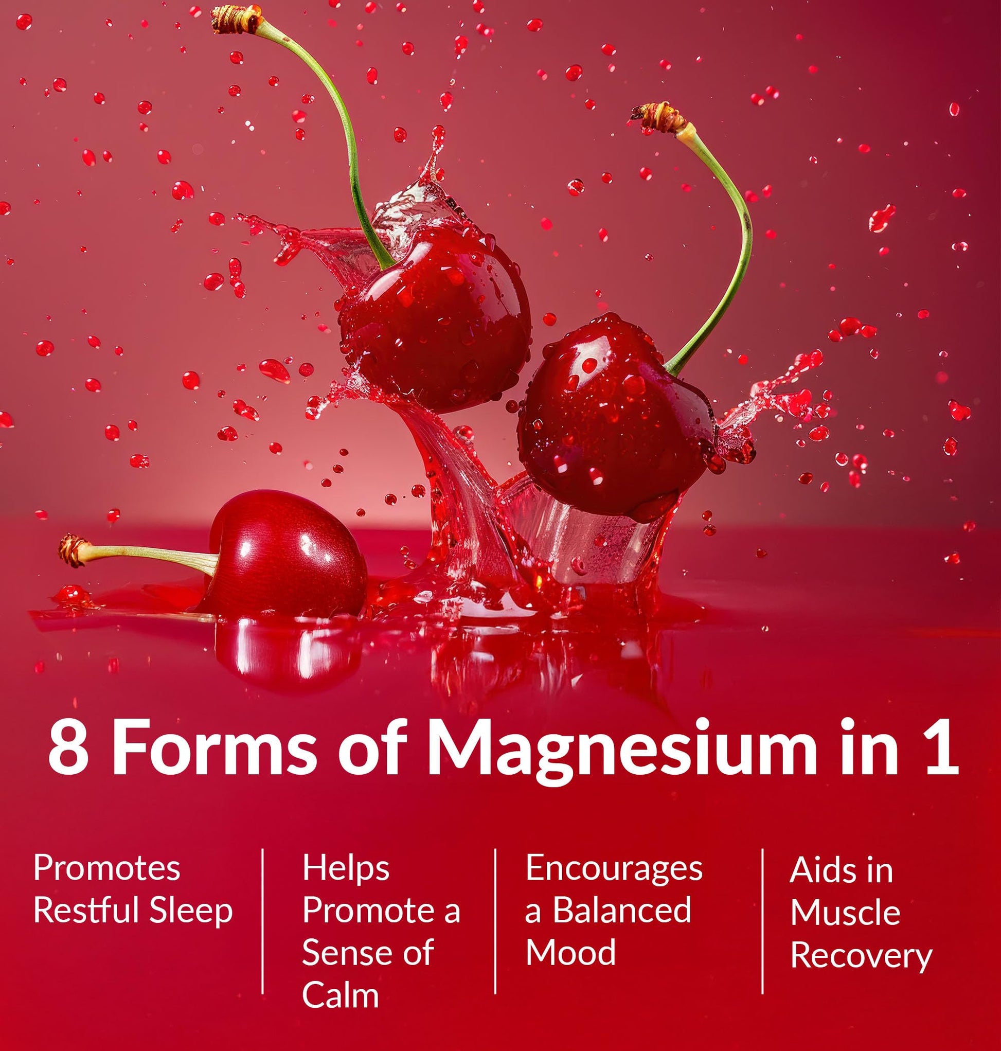 BIOptimizers Magnesium Breakthrough Drink - 8 Forms of Magnesium, Electrolytes, Sleep Health, Stress, Muscle Recovery, Heart Support | Glycinate, Citrate, Malate- Tart Cherry BIOptimizers uk supplements