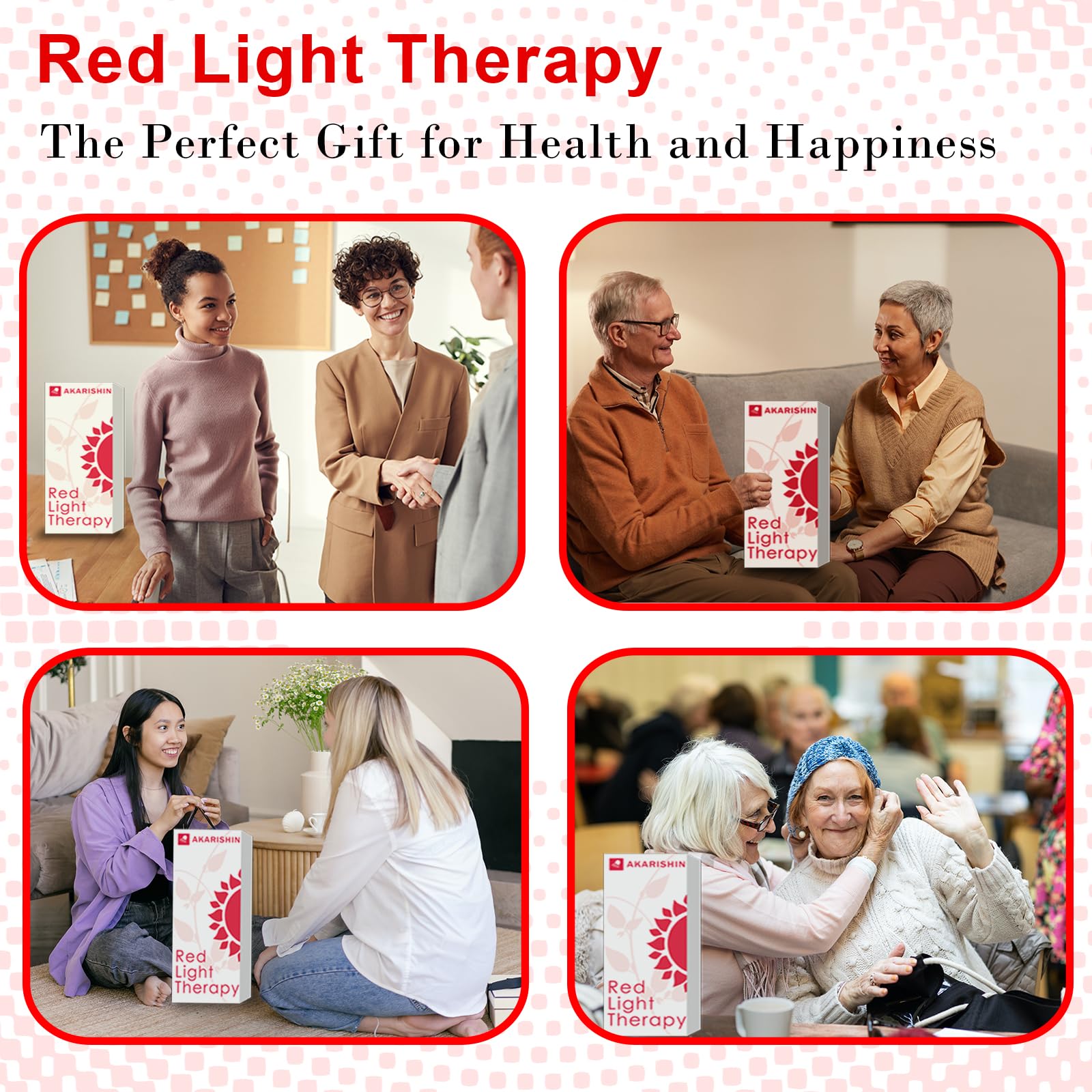 Akarishin Red Light Therapy Lamp- 660nm Red Light,850nm & 940nm Infrared Light Therapy Akarishin uk supplements