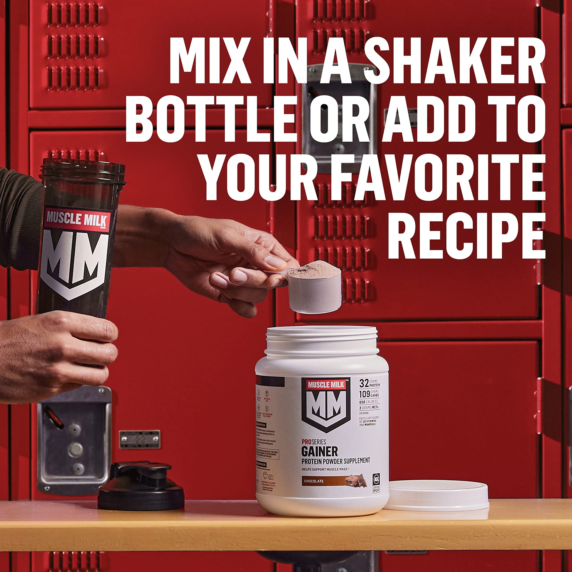 Muscle Milk Gainer Protein Powder, Vanilla Creme, 32g Protein, 5 Pound Muscle Milk uk supplements