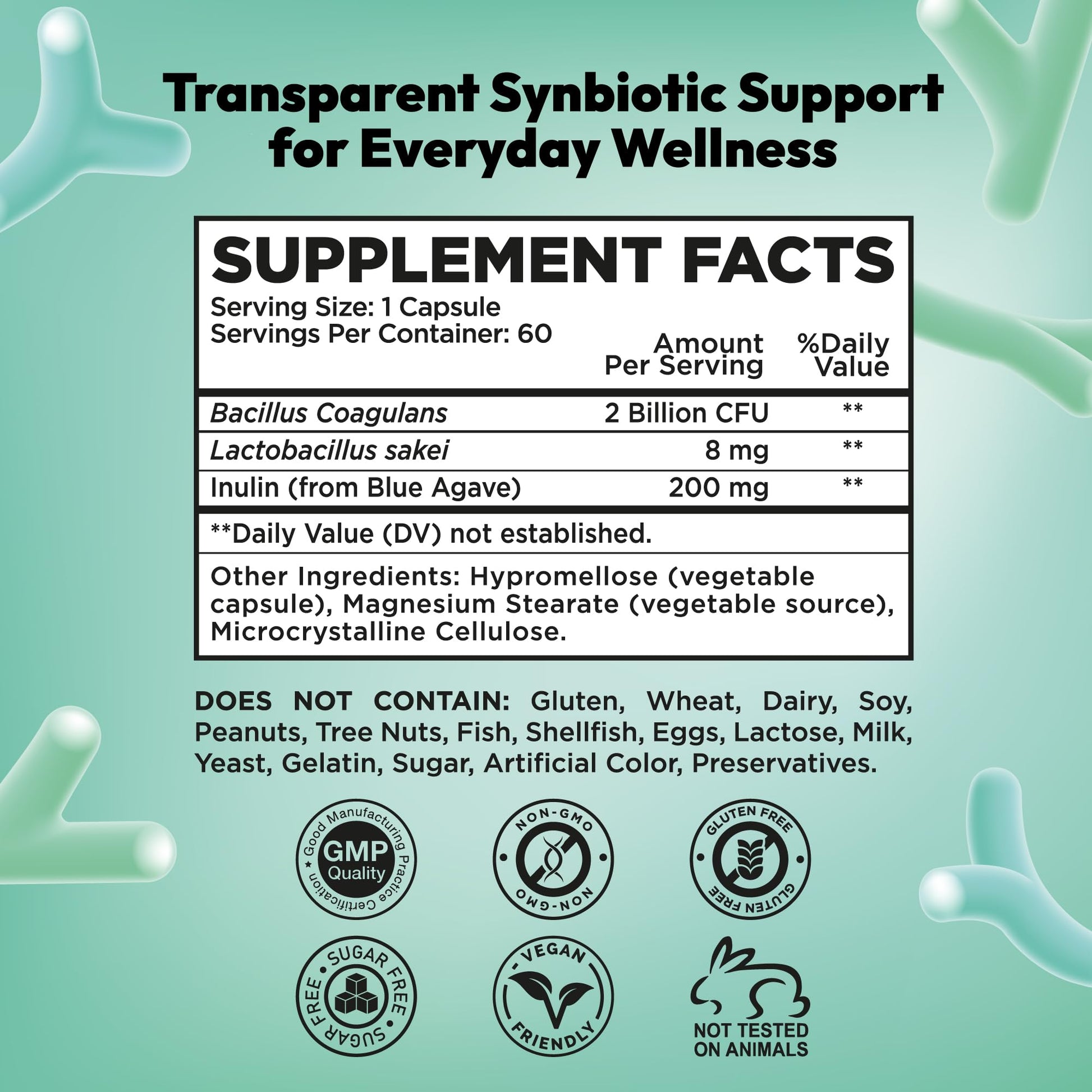 NutraPep Synbiotics Probiotic Prebiotic Postbiotic - Daily Gut Health Support with Pre Pro & Post Biotics for Men Women - Digestive & Immune Support Balance Synbiotic Supplement - Vegan Gluten Free NutraPep uk supplements