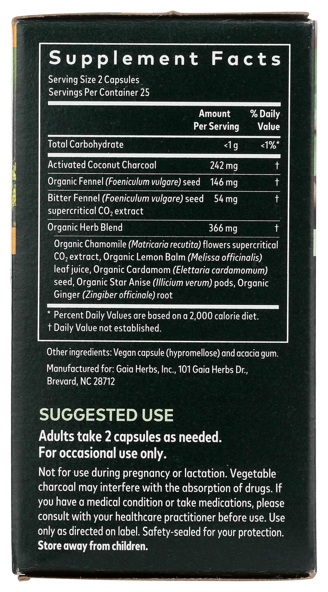 Gaia Herbs Gas & Bloating - Provides Relief from Occasional Gas and Bloating Gaia Herbs uk supplements