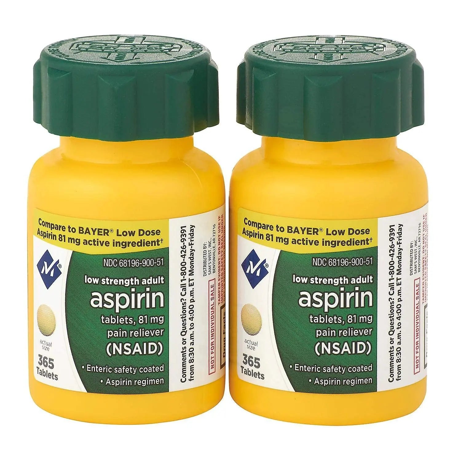 Members Mark 81 mg Low Strength Aspirin (730 Count) Outccogo uk supplements