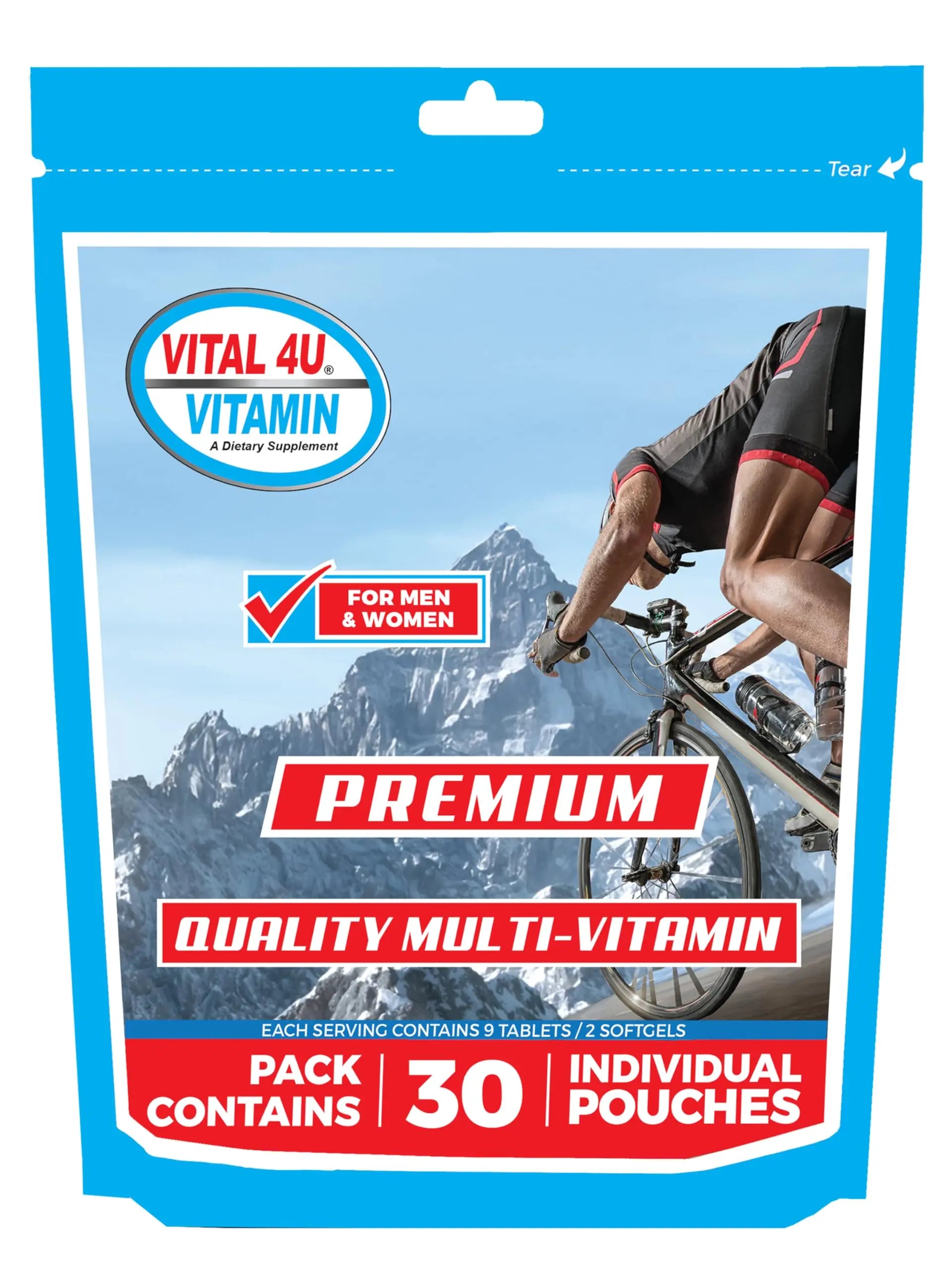 VITAL 4U® Vitamin - Premium Multivitamin for Men and Women | Supports Immune System, Energy, Heart Health VITAL 4U uk supplements