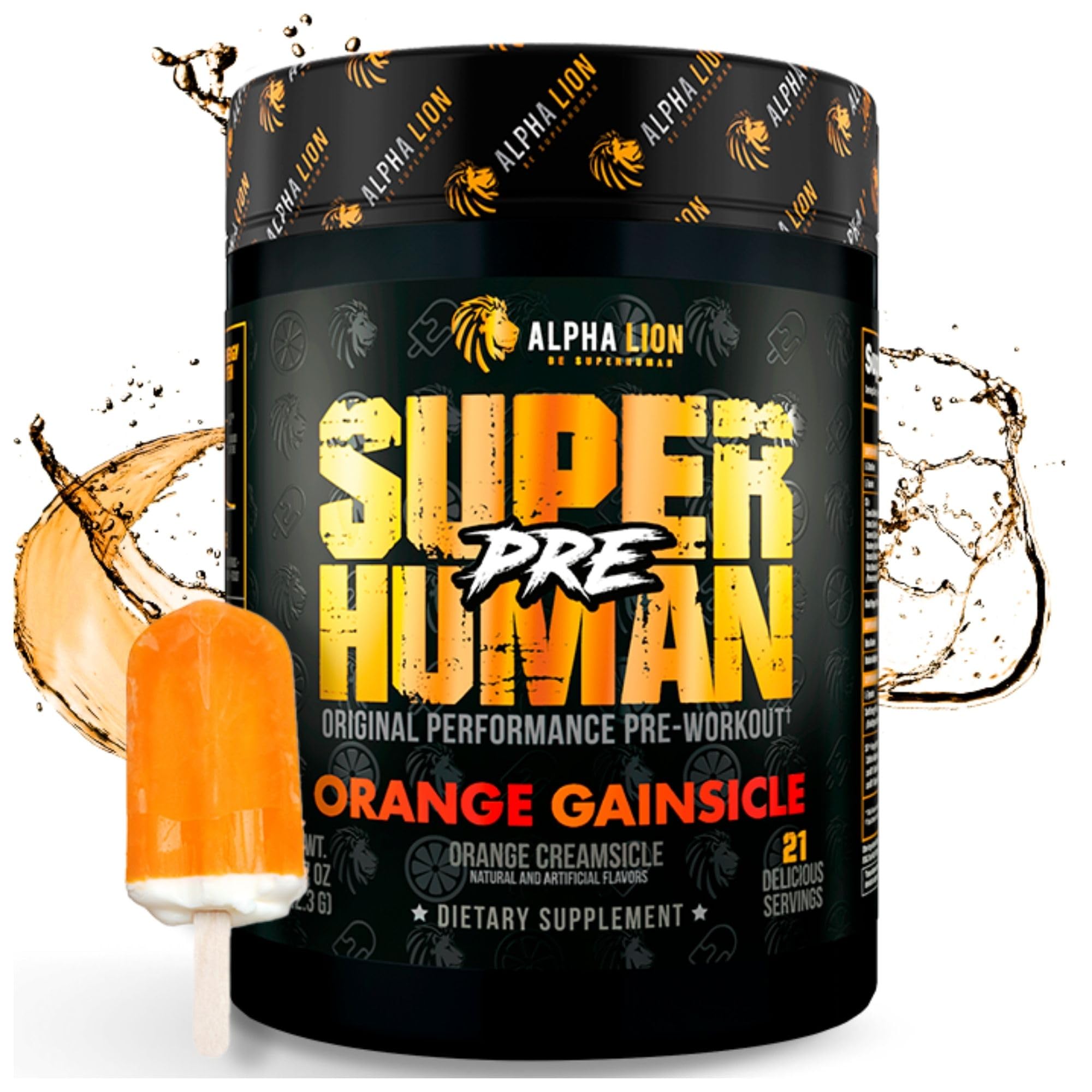 ALPHA LION Superhuman Pre Workout Powder, Beta Alanine, L-Taurine & Tri-Source ALPHA LION uk supplements