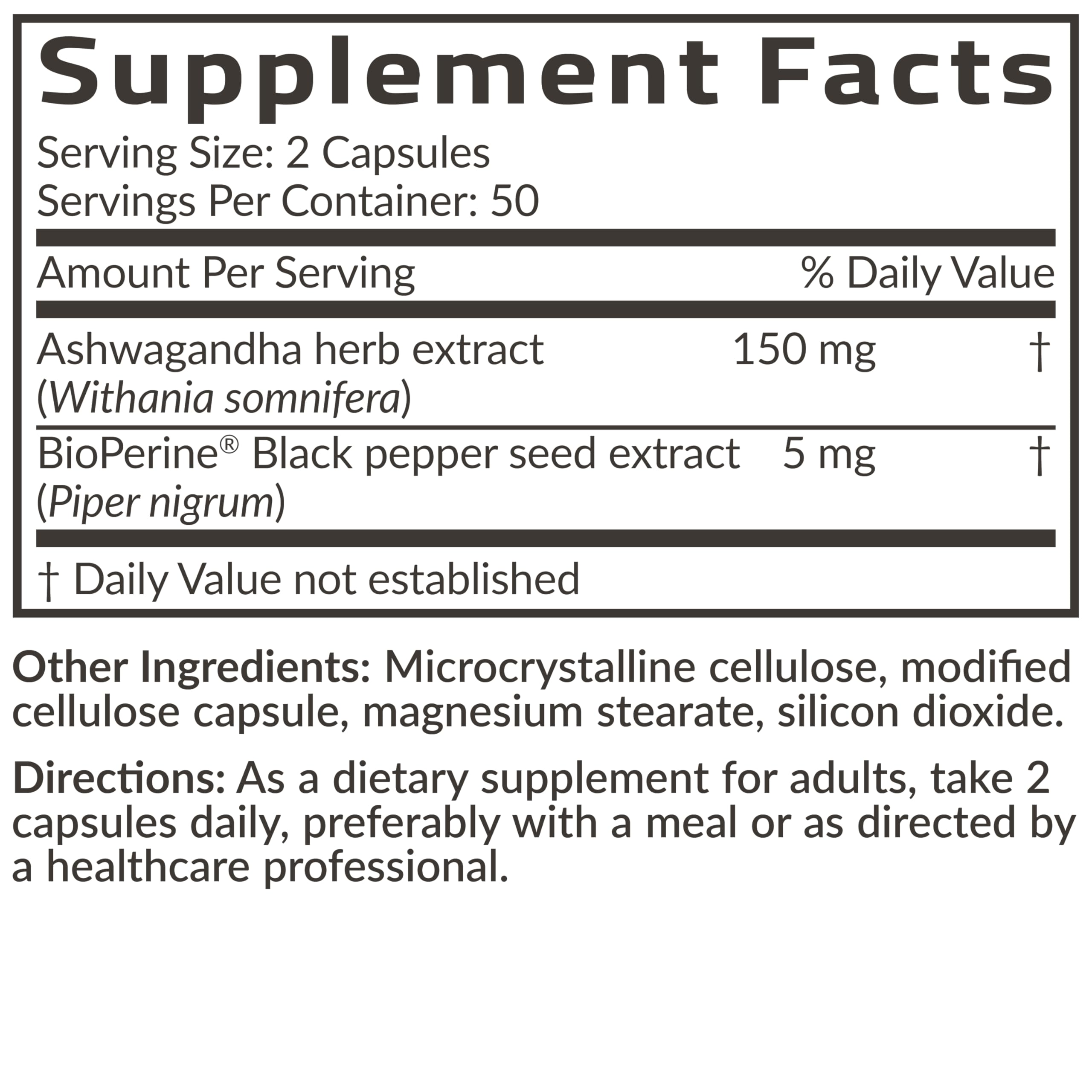 Futurebiotics Ashwagandha Extra Strength Stress & Mood Support with BioPerine - Non GMO Formula, 100 Vegetarian Capsules Futurebiotics uk supplements