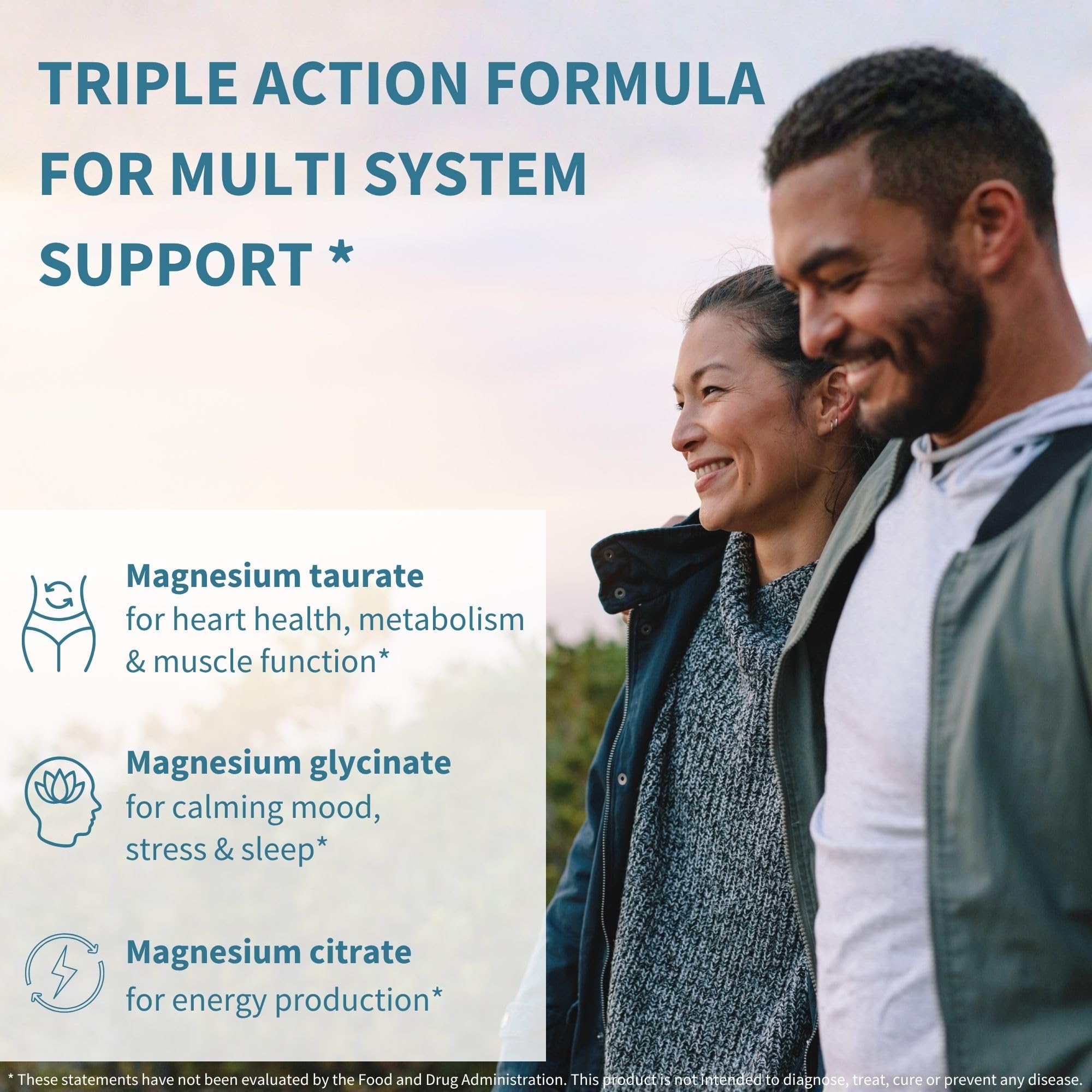 Igennus Superior Triple Magnesium Complex, Fully Reacted & Chelated Glycinate, Taurate & Citrate, Clean Label, High Bioavailability & Absorption, 60 Tablets, Vegan, Non-Buffered Igennus Healthcare Nutrition uk supplements