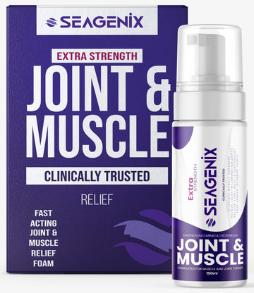 Seagenix Extra Strength Muscle + Joint Foam - Magnesium | Boswellia | Arnica | Formula - Joint and Muscle Relief – Ease Inflamed Joints and Muscles - All Natural – Joints + Muscle Relief Seagenix uk supplements