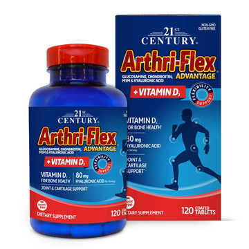 21st Century Arthri-Flex Advantage® + Vitamin D3, 120 Coated Tablets 21st Century uk supplements