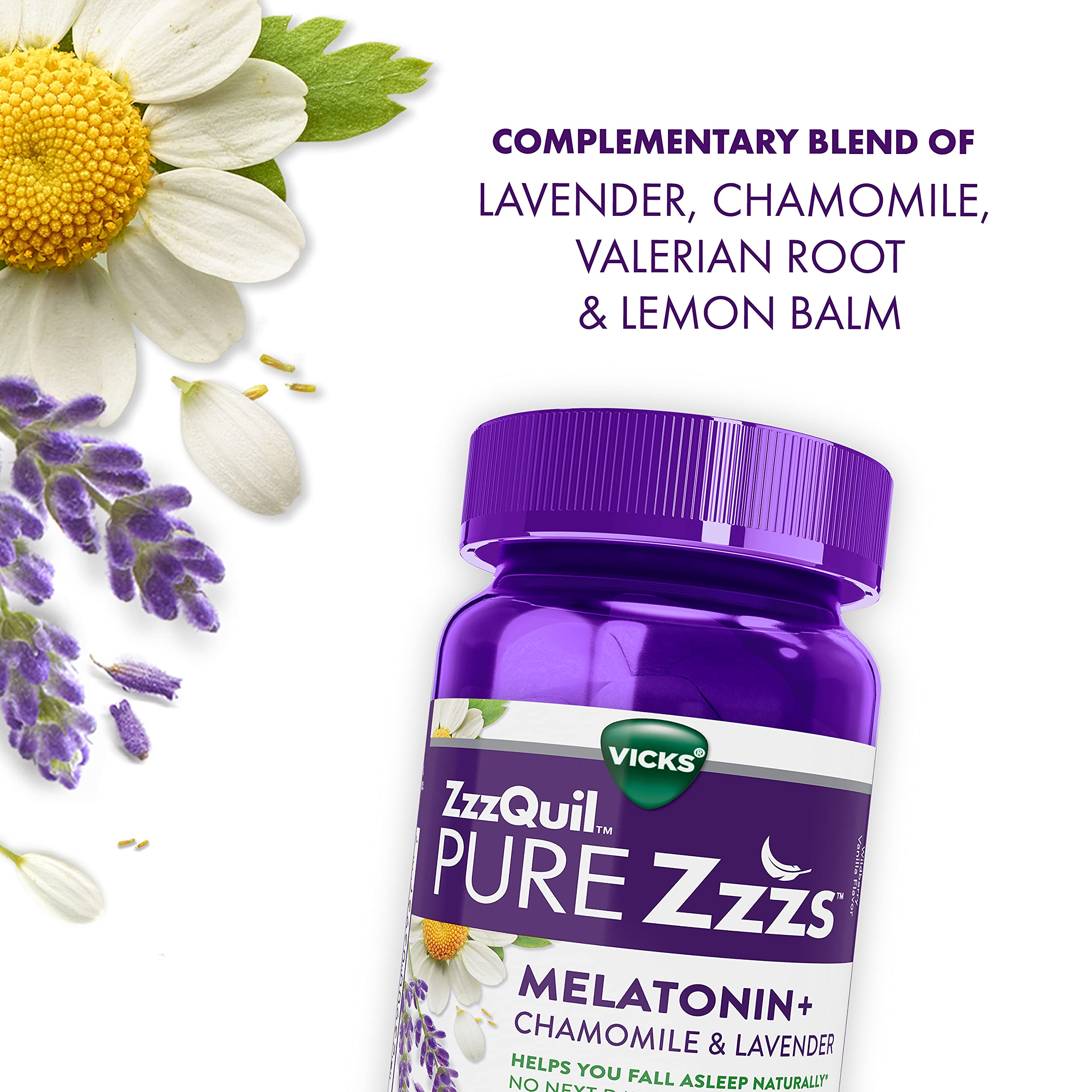 ZzzQuil PURE Zzzs Melatonin Sleep Aid Gummies, Helps You Fall Asleep ZzzQuil uk supplements