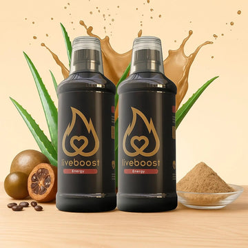 LIVEBOOST Liquid Supplement 2-Pack – Daily Energy Suppor & Wellness Formula for Men and Women – Natural Ingredients – 480ml Each LIVEBOOST uk supplements