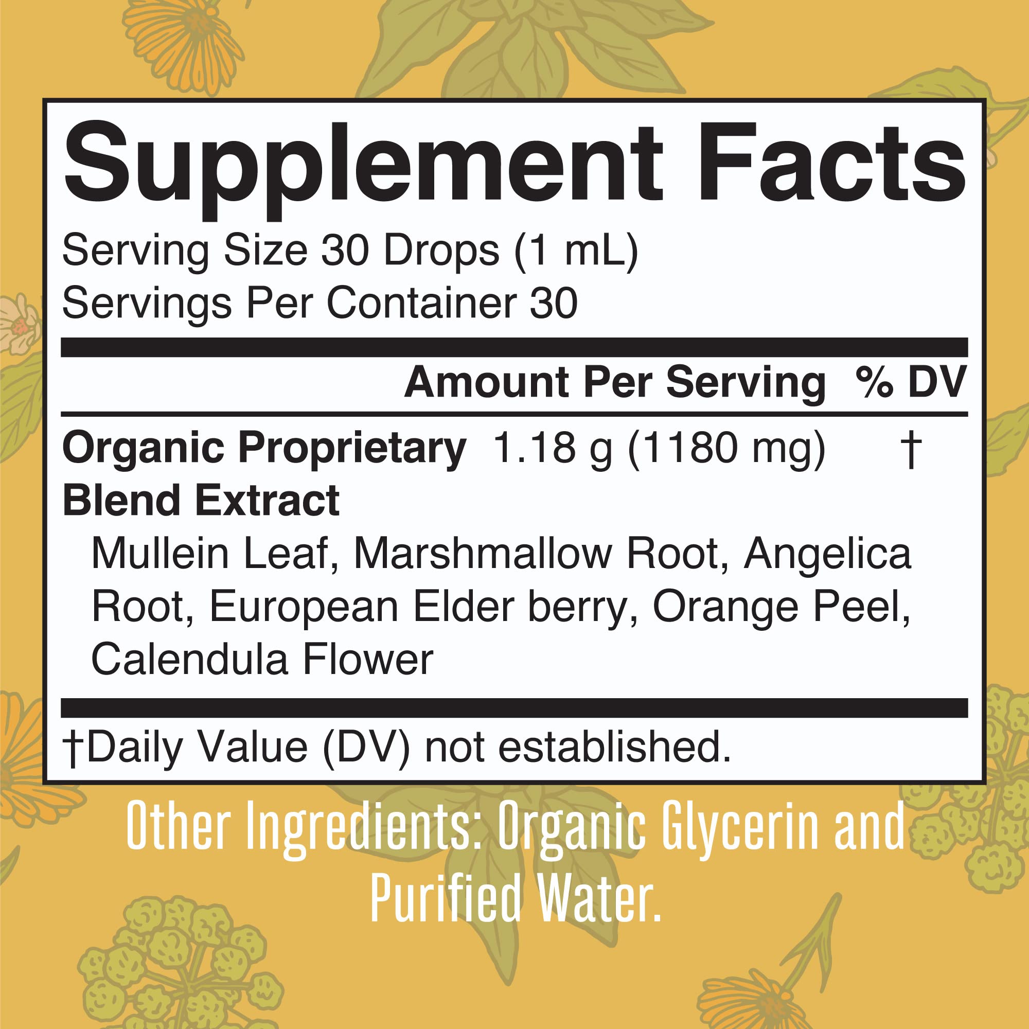 MaryRuth's | USDA Organic Respiratory Health Herbal Supplement Extract MaryRuth Organics uk supplements