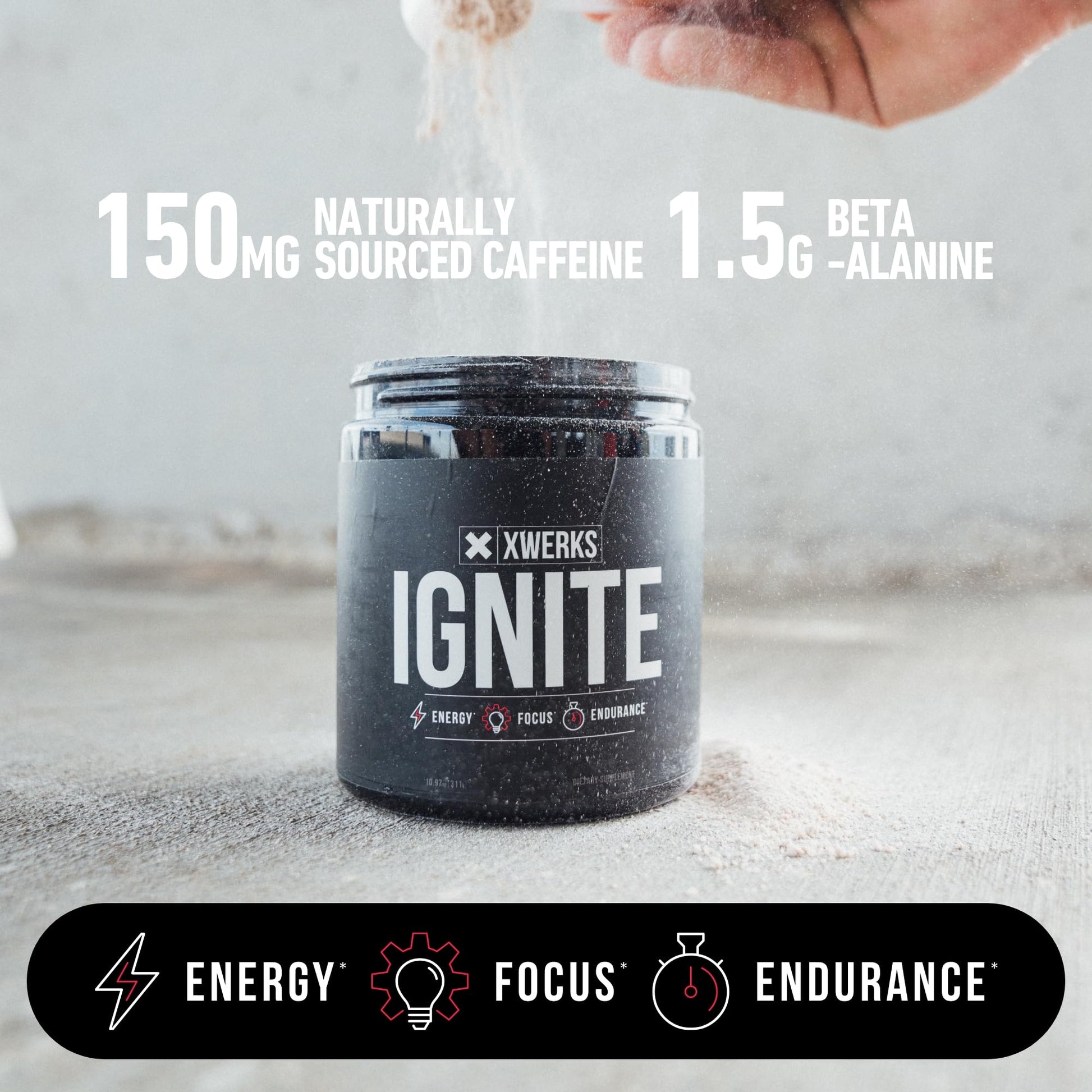 Xwerks Ignite Blue Razz Pre Workout Powder - Best Natural Keto Pre-Workout for Women Xwerks uk supplements