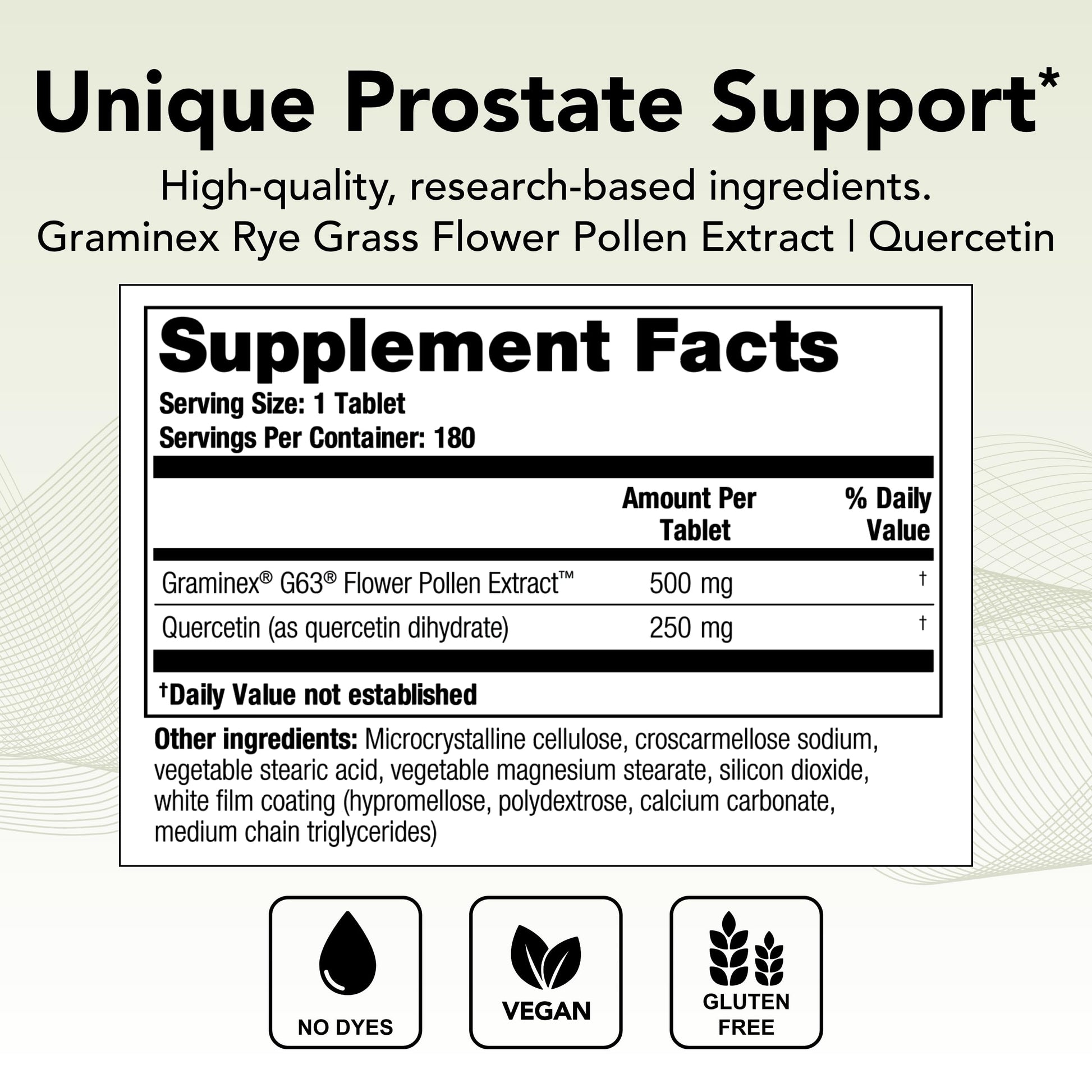 Theralogix Prostate PQ - Rye Grass Pollen Extract & Quercetin Supplement - 90-Day Theralogix uk supplements