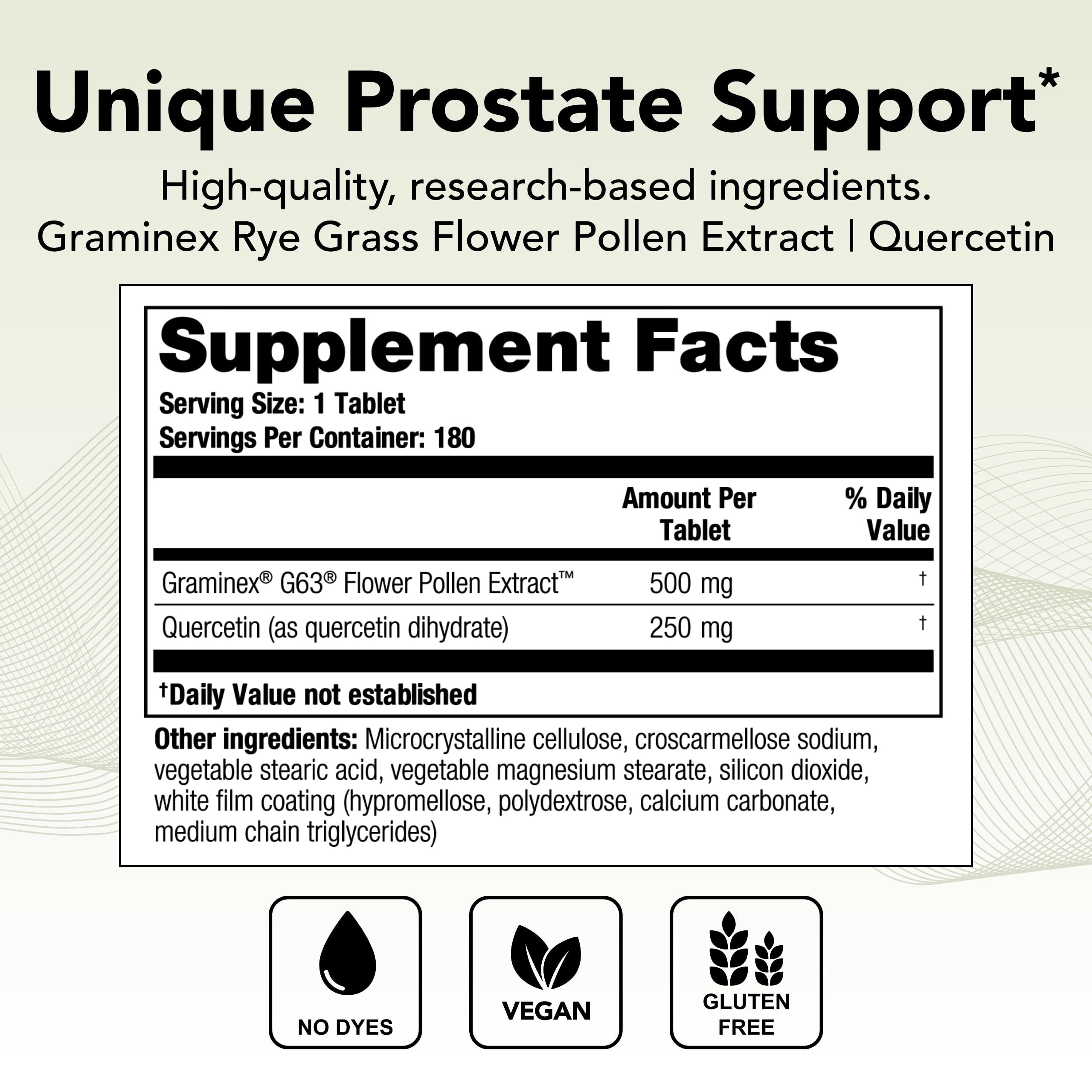 Theralogix Prostate PQ - Rye Grass Pollen Extract & Quercetin Supplement - 90-Day Theralogix uk supplements