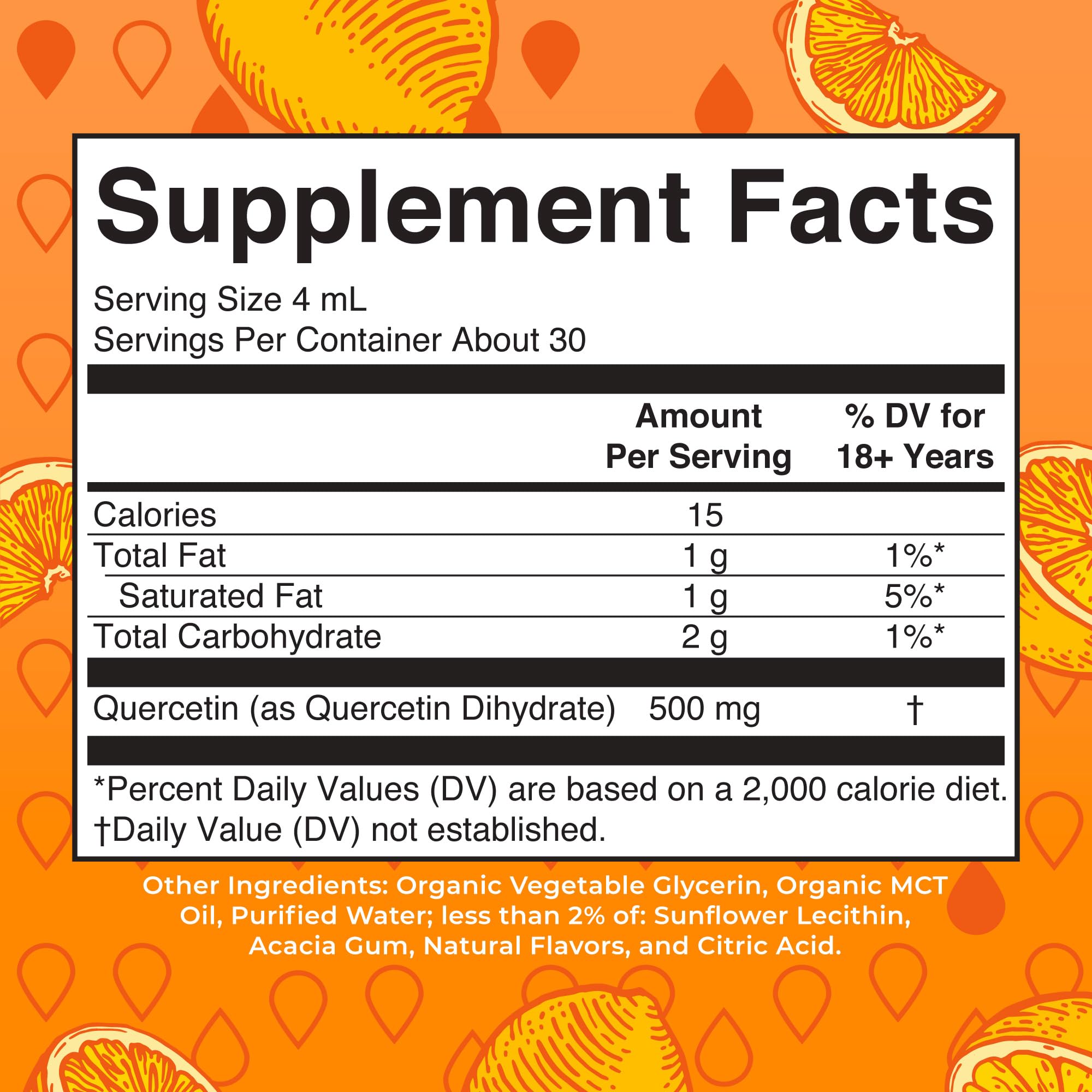 MaryRuth Organics Quercetin Liquid Drops | Sugar Free | 500mg for Adults 18 & Over | Cardiovascular Health for Adults | Bioflavonoid | Vegan | Non-GMO | Gluten Free | 4 Fl Oz MARYRUTH'S uk supplements