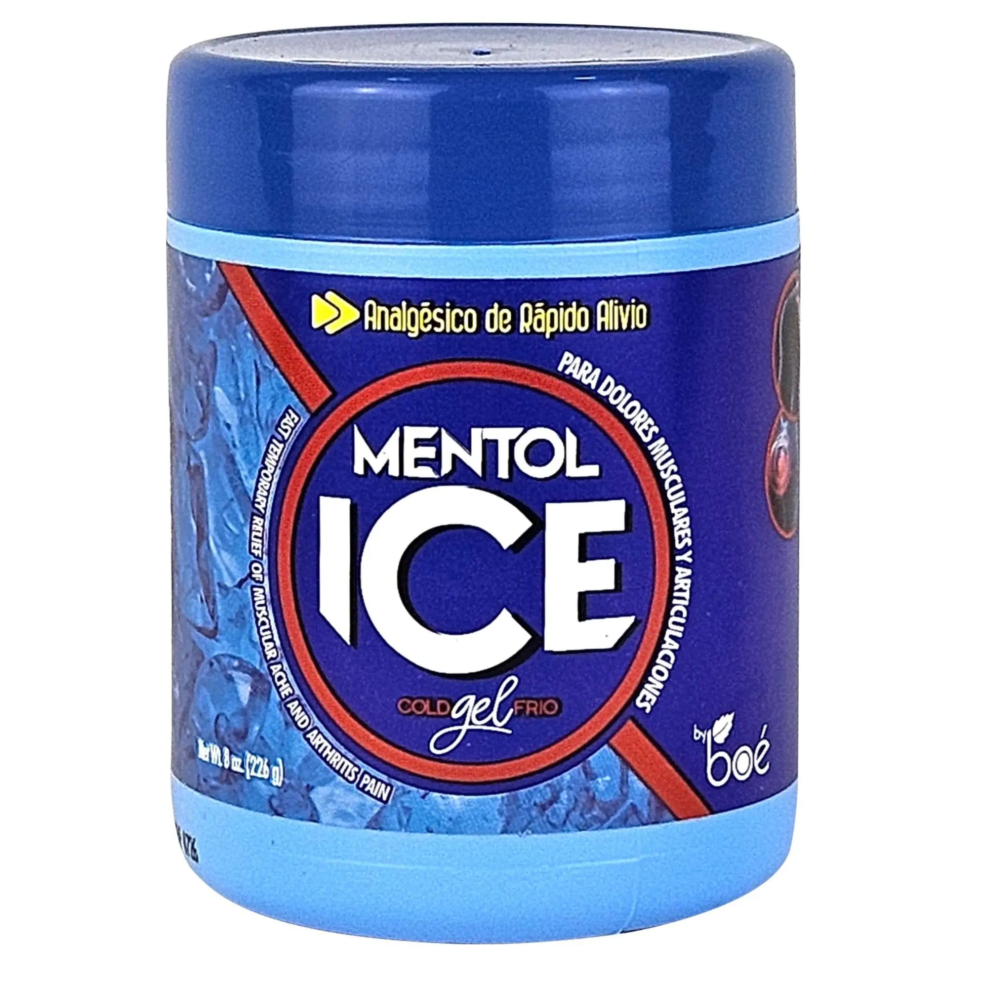 BOÉ COSMETICS Mentol Ice Cold Gel 8 oz (2 Pack) Pain Relief Gel for Muscles & Joints – Fast-Acting Analgesic for Arthritis, Back Pain, Cramps, Sprains & Headaches – Non-Greasy & Quick Absorption BOÉ COSMETICS uk supplements