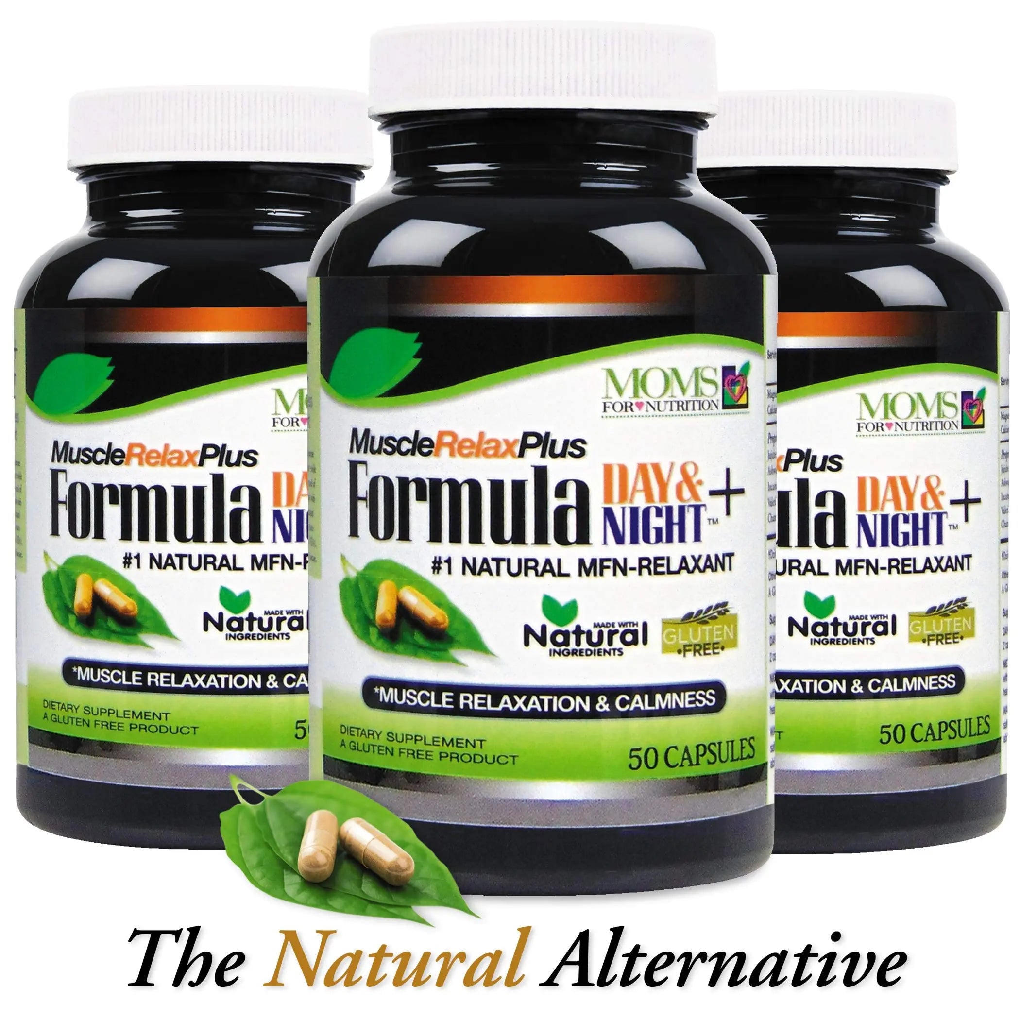 All Natural Muscle Relax Formula Plus - 50 Capsules - Daytime/Nighttime Natural Relaxant Moms For Nutrition uk supplements