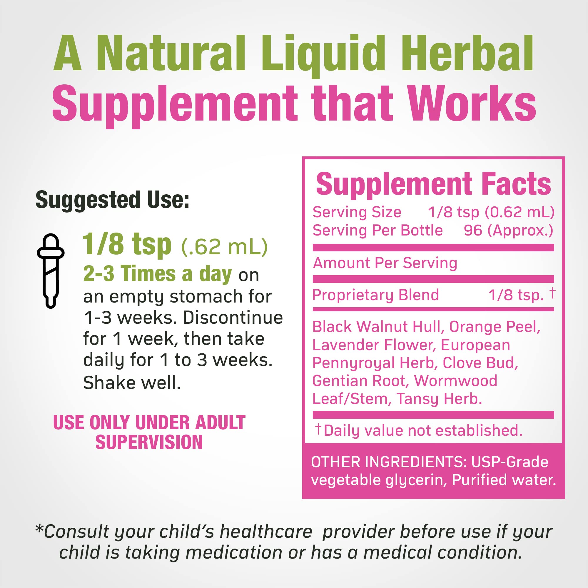 Cedar Bear - Intestinal Cleanse for Kids, Liquid Herbal Supplement for Detox Cleanse Cedar Bear Naturales uk supplements