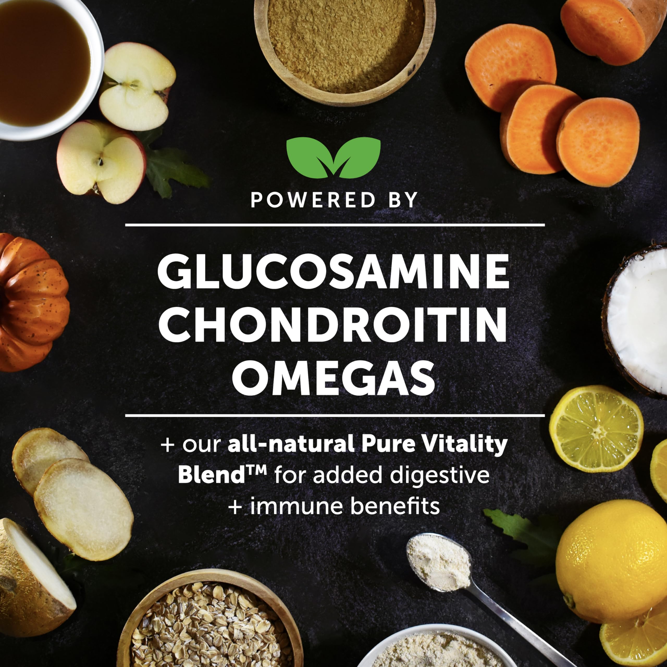 Hemp Hip & Joint Supplement for Dogs - Hemp Oil & Powder - Glucosamine Chondroitin for Dogs, Turmeric, MSM, Green-Lipped Mussel, Supports Mobility, May Reduce Discomfort (Bacon) Pet Honesty uk supplements