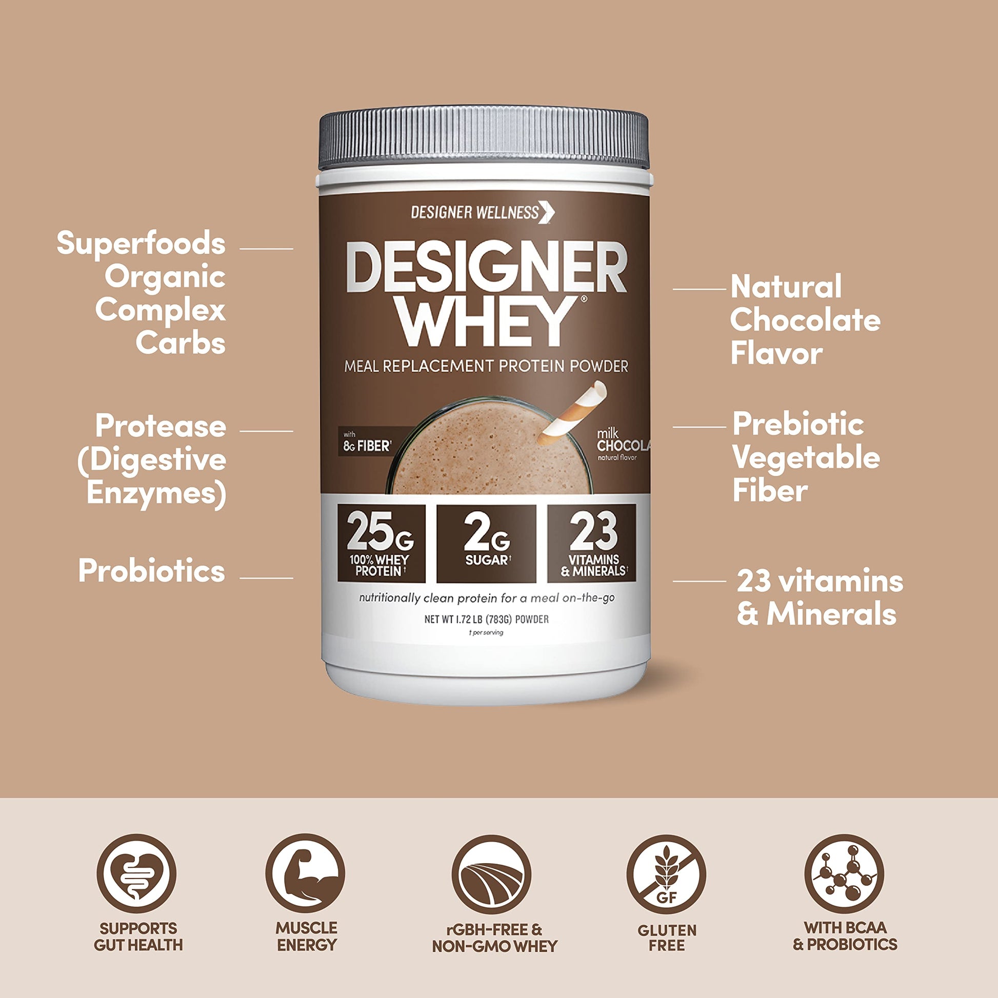 Designer Wellness, Designer Whey Protein Meal Powder with Vitamins, Minerals, and Organ Designer Wellness uk supplements