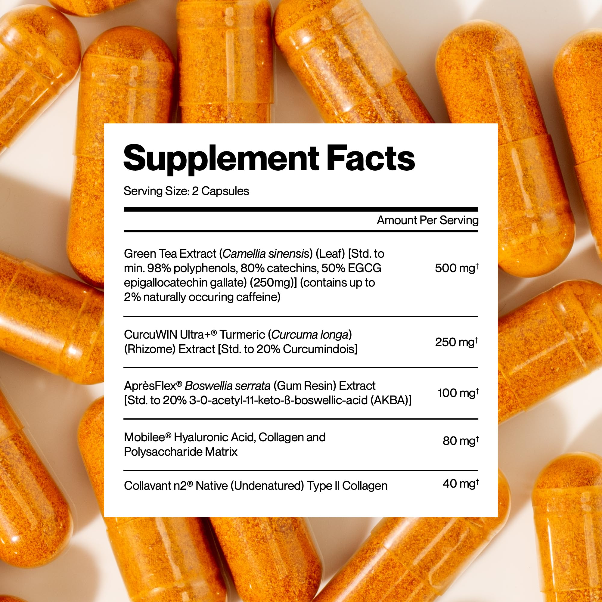 PUREFUNCTION Collagen Repair Joint Support Supplement - Boswellia, Turmeric, Hyaluronic Acid, EGCG, and Undenatured Collagen for Joint Maintenance and Repair - 60 Capsules PUREFUNCTION uk supplements