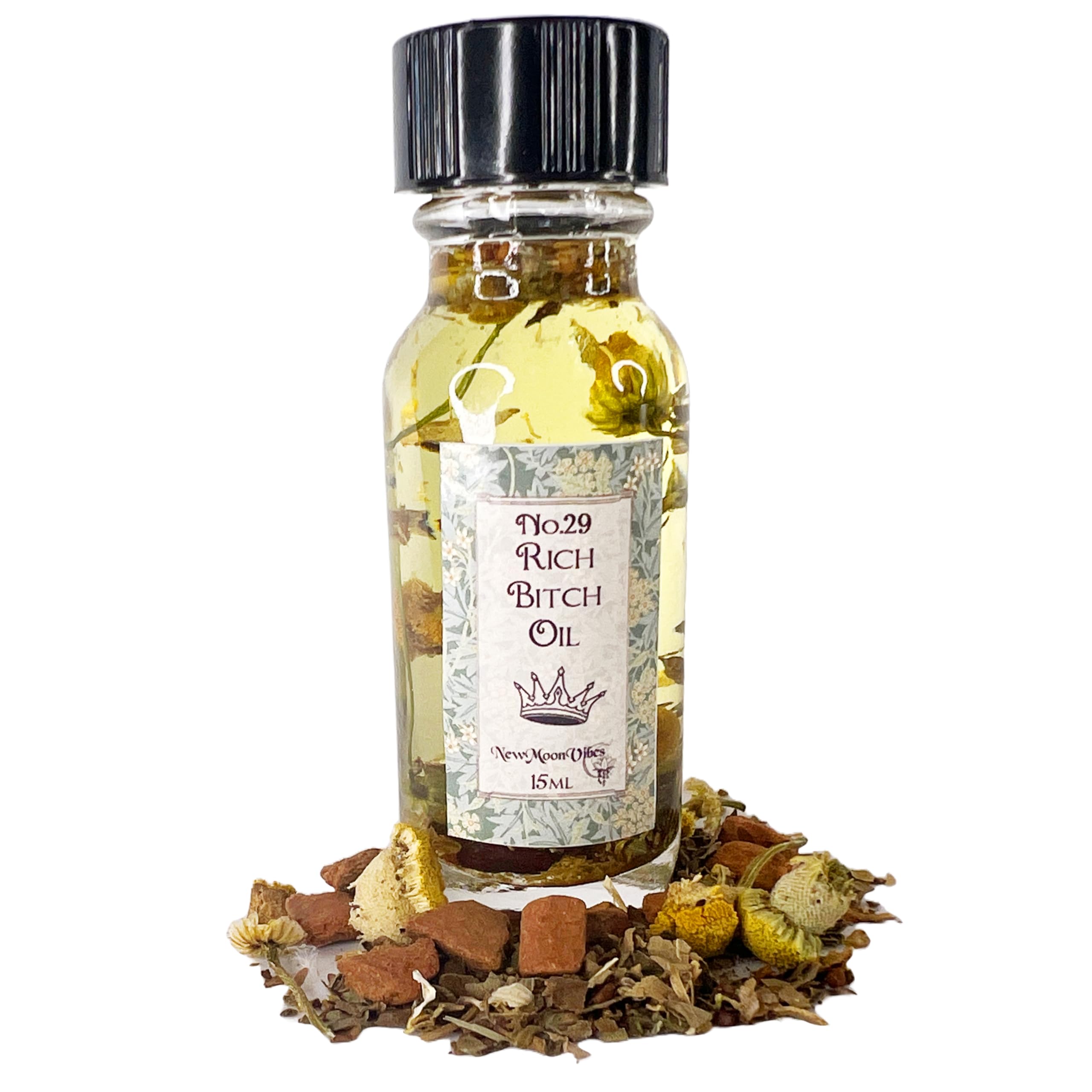 Rich Bitch Oil by New Moon Vibes - Attract Luxury Lavish Lifestyle Abundance Success Wealth THE TUTU FAIRY uk supplements