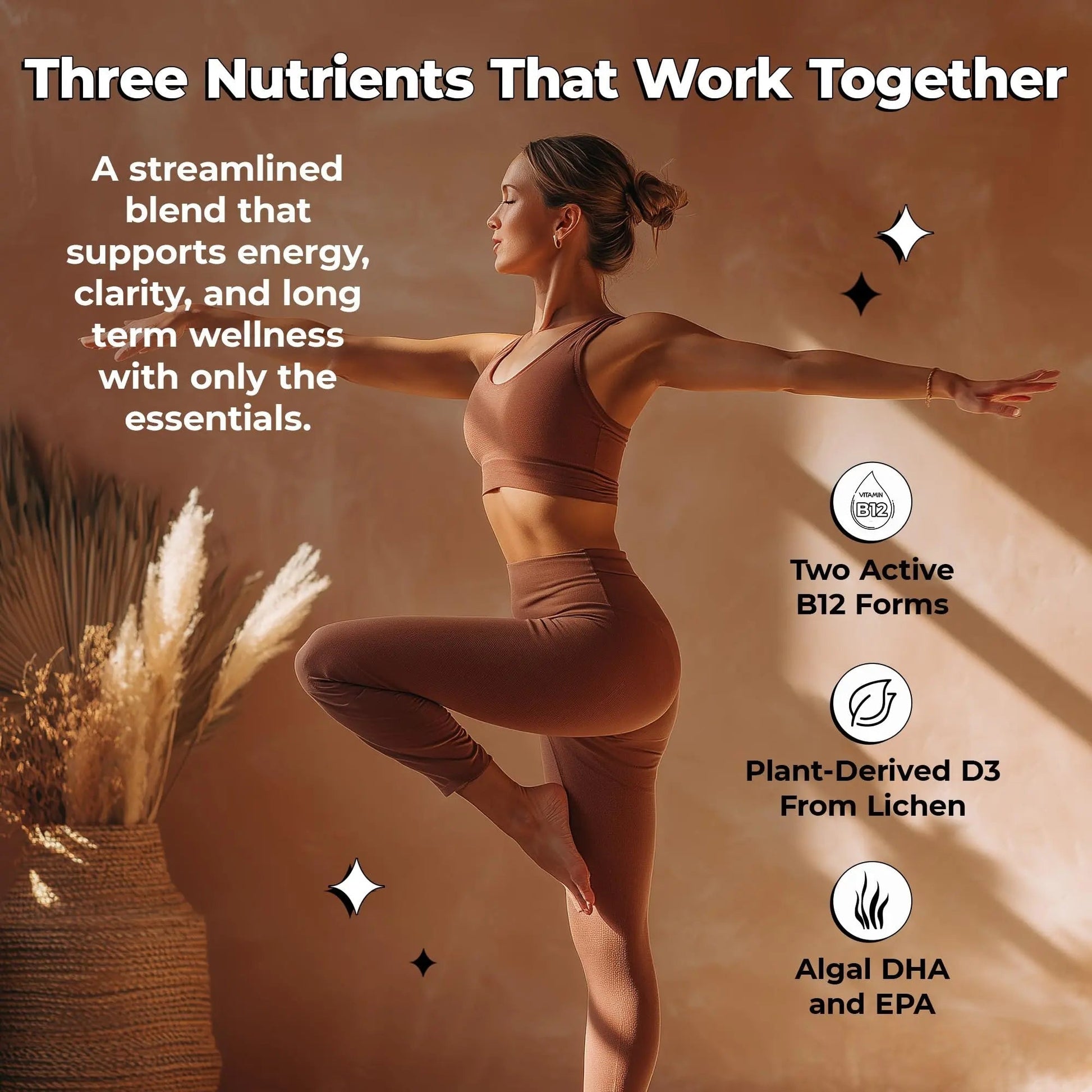 Future Kind 3 in 1 Daily Multivitamin - for Energy, Clarity, Active Wellness Support with B12, D3, and Algal Omega-3 - Essential Vegan Multivitamin for Women & Men Future Kind uk supplements