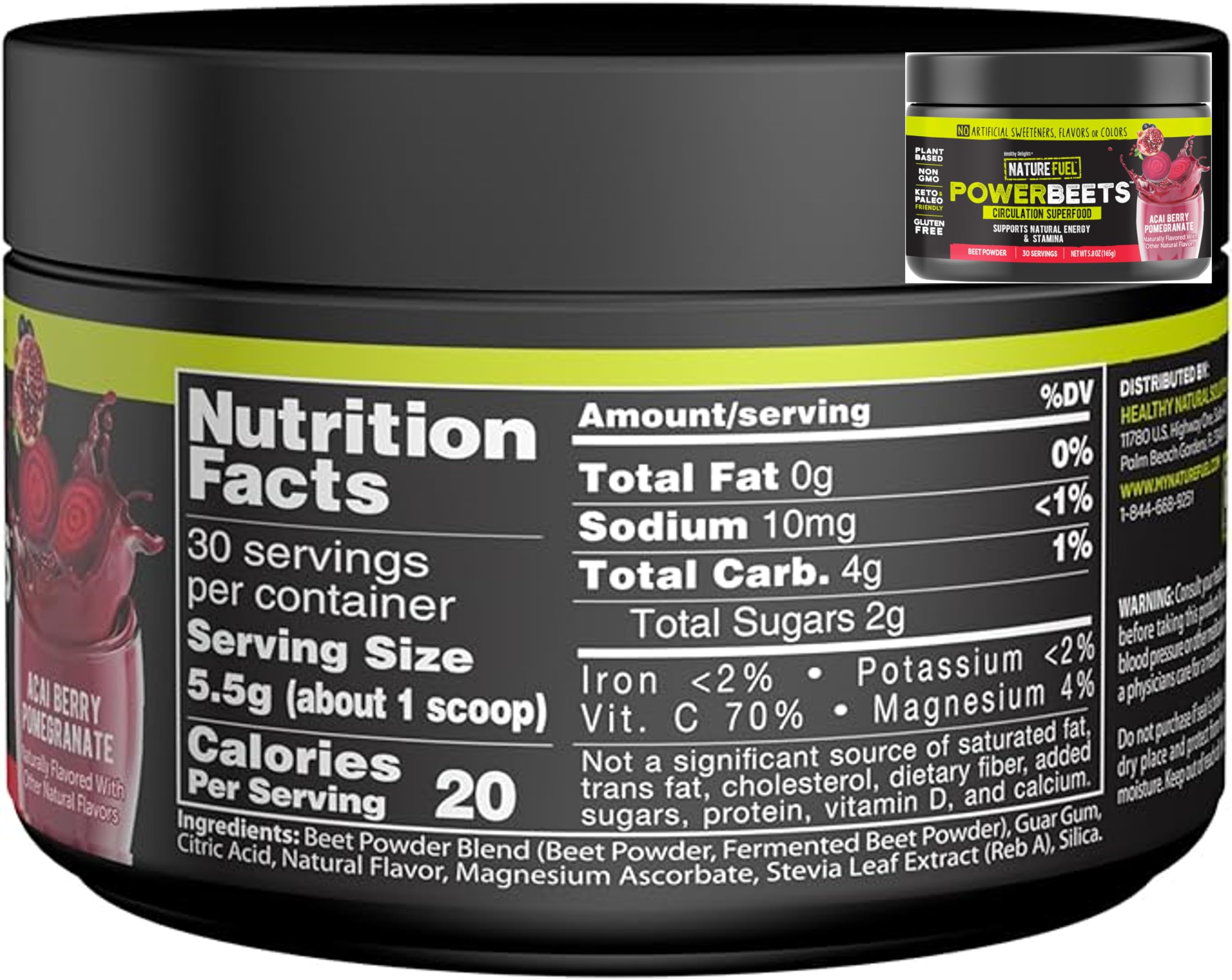 Amazing Grass Greens Blend Superfood: Super Greens Powder Smoothie Mix for Boost Energy, 30 Servings & Nature Fuel Power Beets Powder, Beet Root Powder, Support Natural Energy, 30 Servings Amazing Grass uk supplements