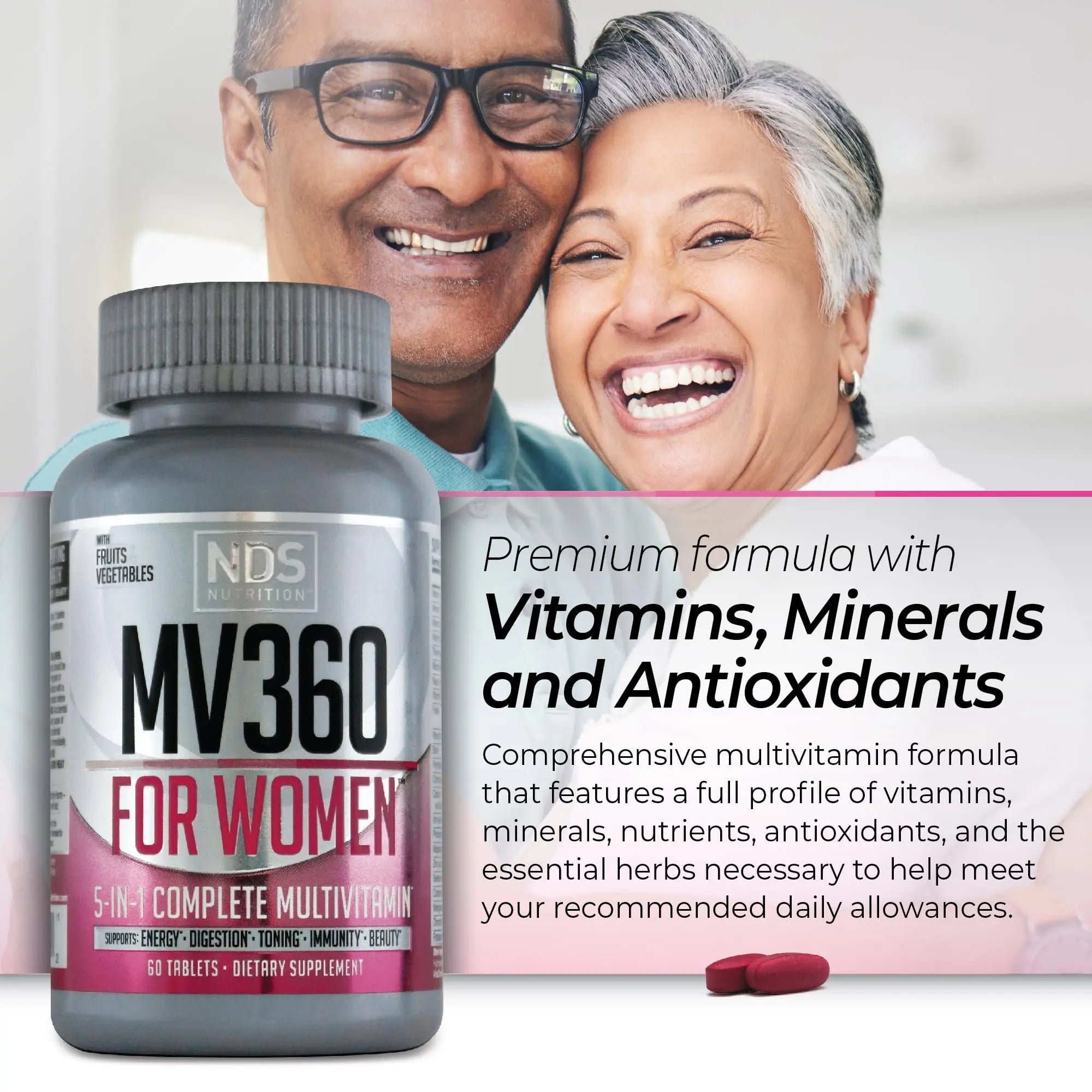 FitLife Brands Women's Nutrition MV360, 5-in-1 Complete Multivitamin with Essential Vitamins for Energy, Digestion, Toning, Immune Support FitLife Brands uk supplements