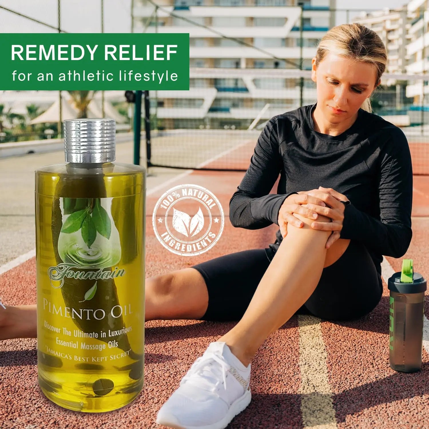 Fountain Pimento Oil 3.5oz for Natural Massage Therapy, Muscle Relief Oil Fountain uk supplements