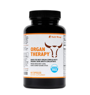 SaltWrap Organ Therapy - Grass Fed Beef Organ Meat Complex Supplement with Organic SaltWrap uk supplements