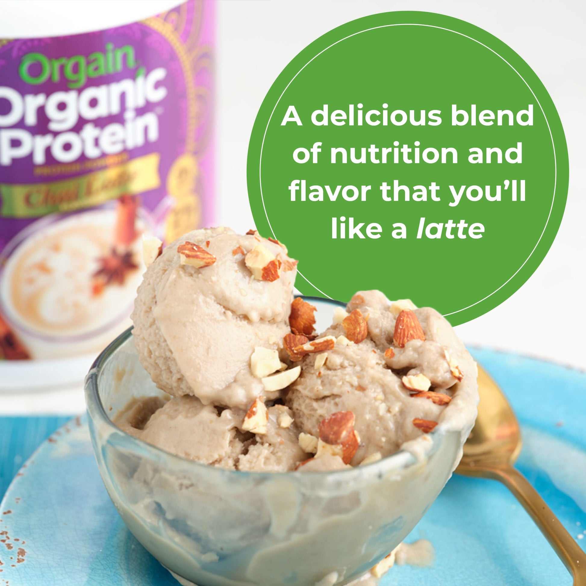 Orgain Organic Vegan Protein Powder, Chai Latte - 21g Plant Based Protein, Gluten Free Orgain uk supplements