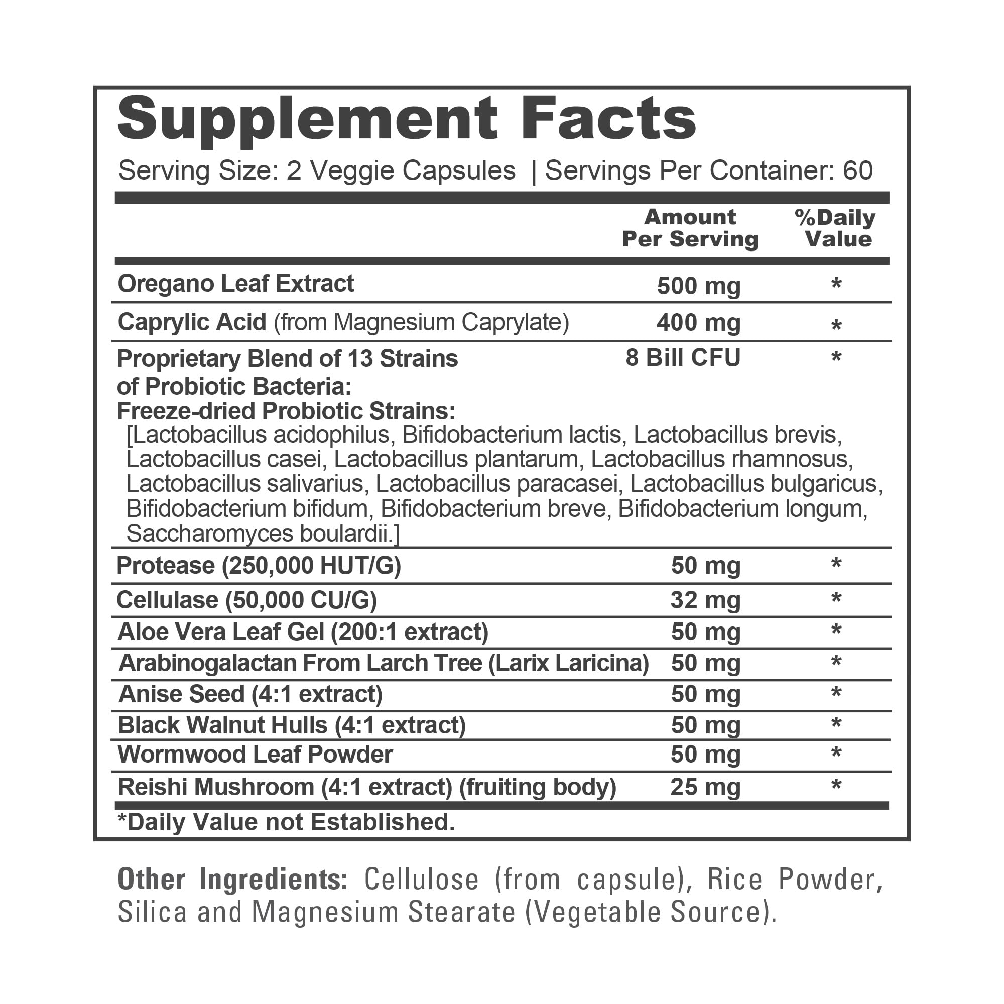 NusaPure CandiHealth Complex (Non-GMO, Vegan) 120 Veggie Capsules NusaPure uk supplements