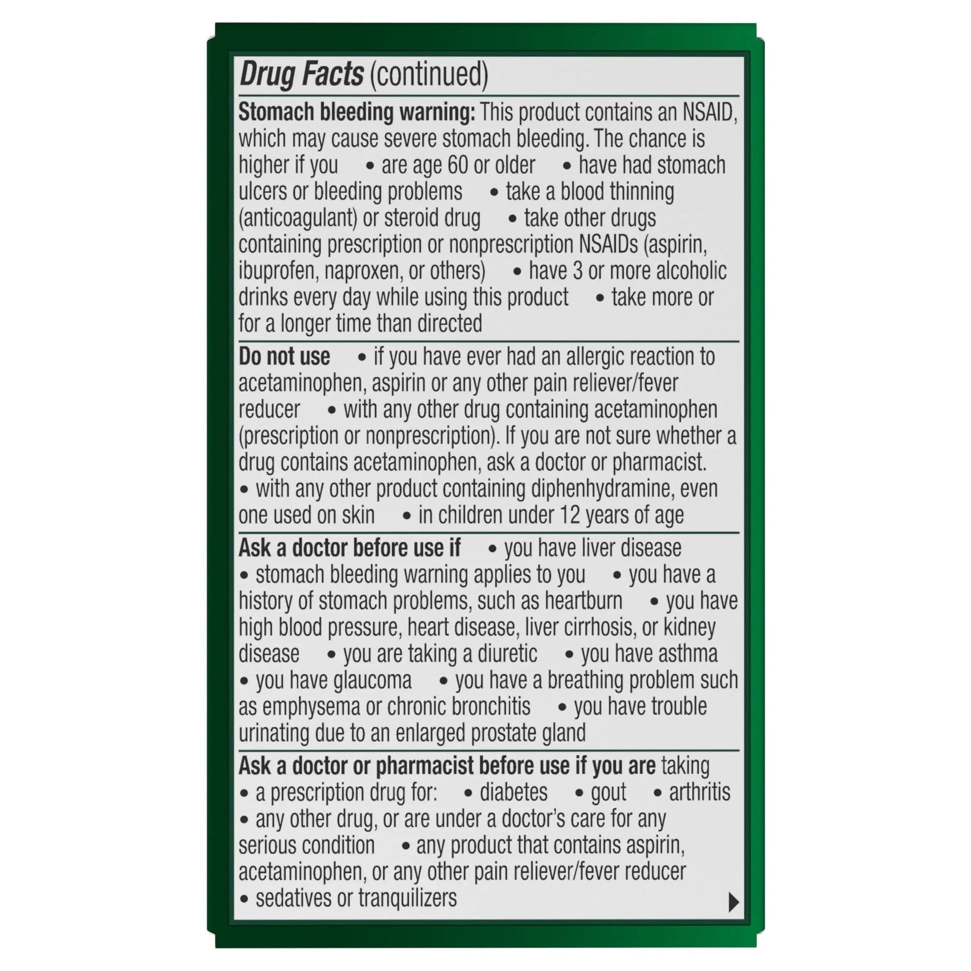 Excedrin PM for Headache Relief, Acetaminophen 250mg, Aspirin 250mg, Diphenhydramine Citrate 38mg, Pain Reliever, Nighttime Sleep-Aid, 24 Count Excedrin uk supplements