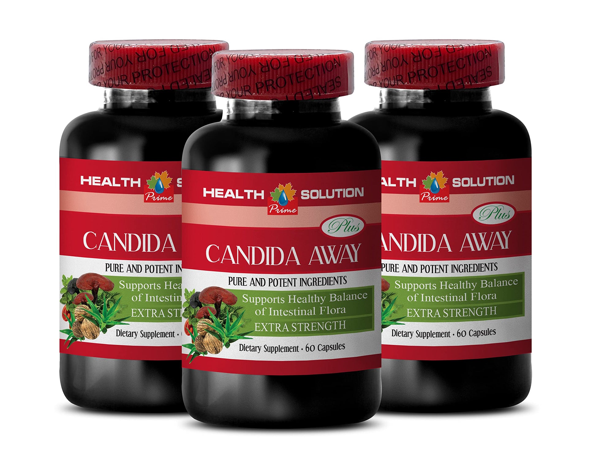 Immunity Support Supplement - Candida Away Plus - Candida Digestive - Candida Cleanse Extra Strength Health Solution Prime uk supplements