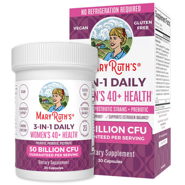 Mary Ruth's 3 in 1 Women's 40+ Health Probiotic, 30 CT MaryRuth Organics uk supplements