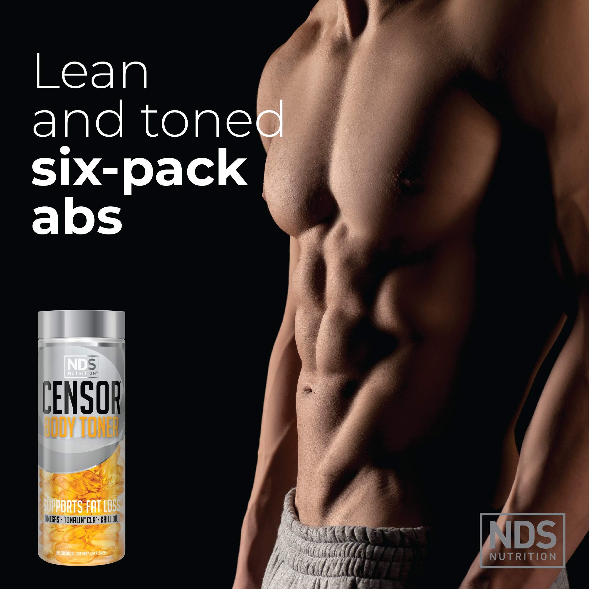 Censor NDS Nutrition Fat Loss and Body Toner with CLA, Fish Oil, Safflower and Omega 3-6-9 Blend Censor uk supplements