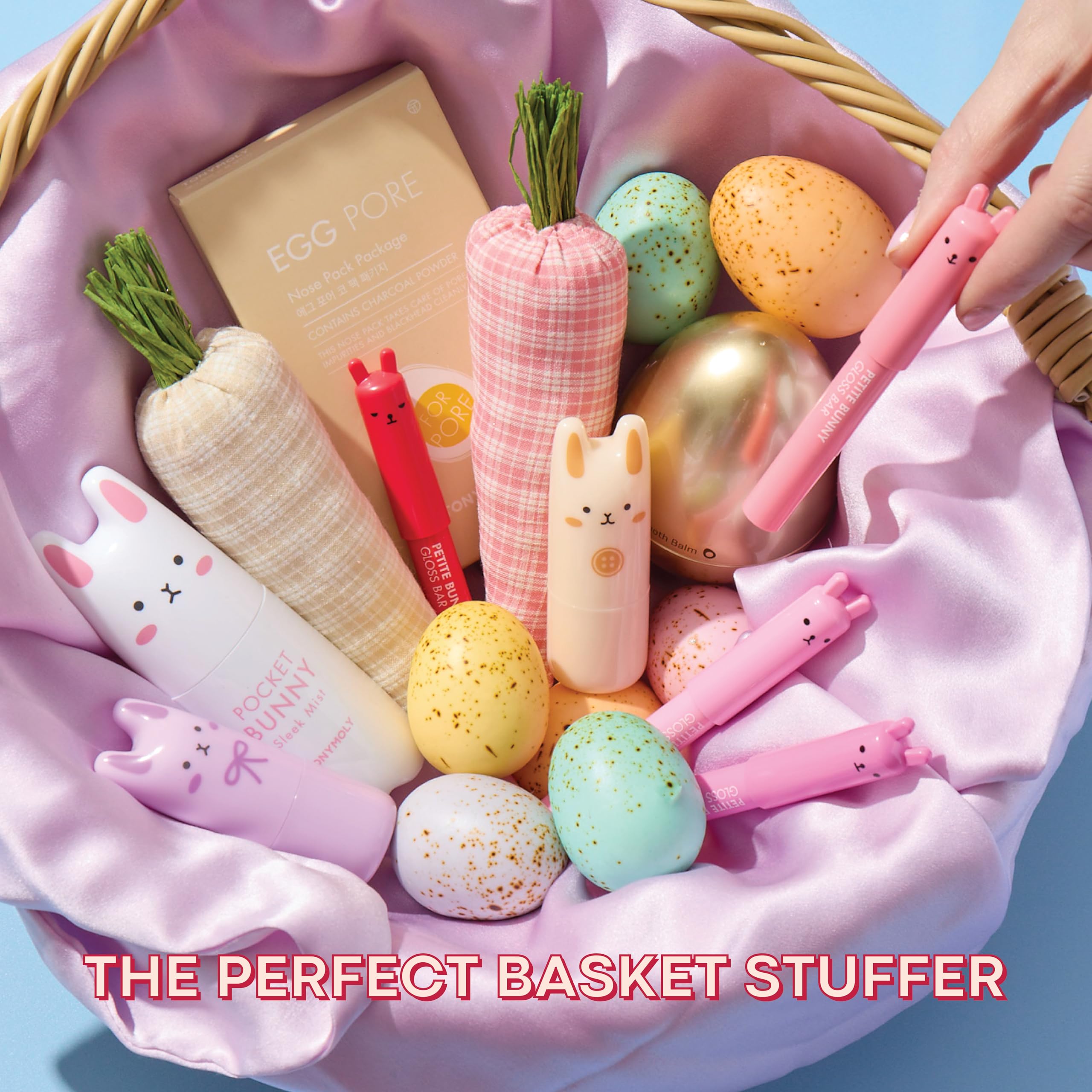 TONYMOLY Petit Bunny Lip Gloss – Easter Basket Stuffer, Cute Bunny Lip Crayon, Hydrating Korean Lip Gloss with Vitamin E for Soft, Juicy Cherry TONYMOLY uk supplements