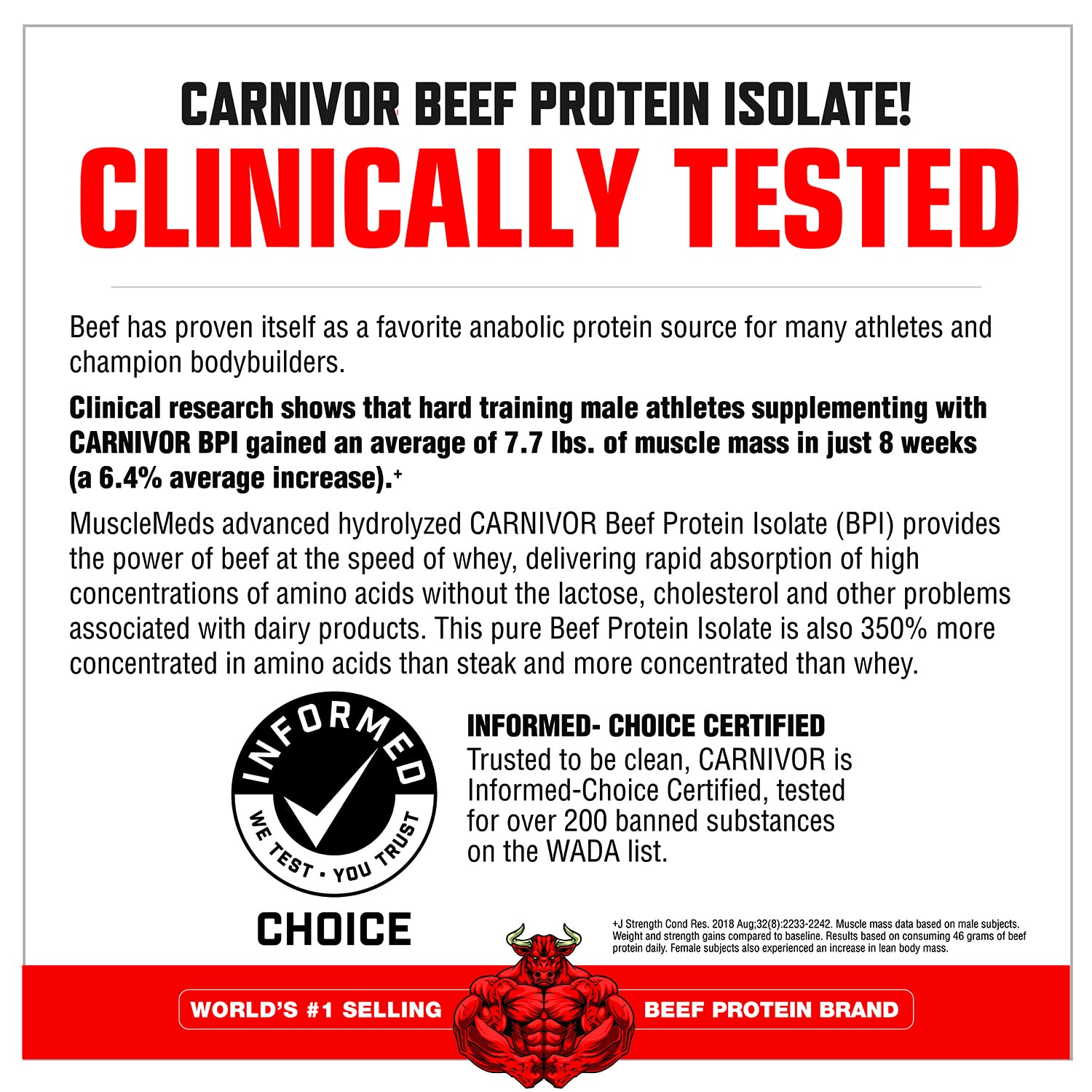 MuscleMeds CARNIVOR Beef Protein Isolate Powder, Muscle Building, Recovery, Lactose MuscleMeds uk supplements