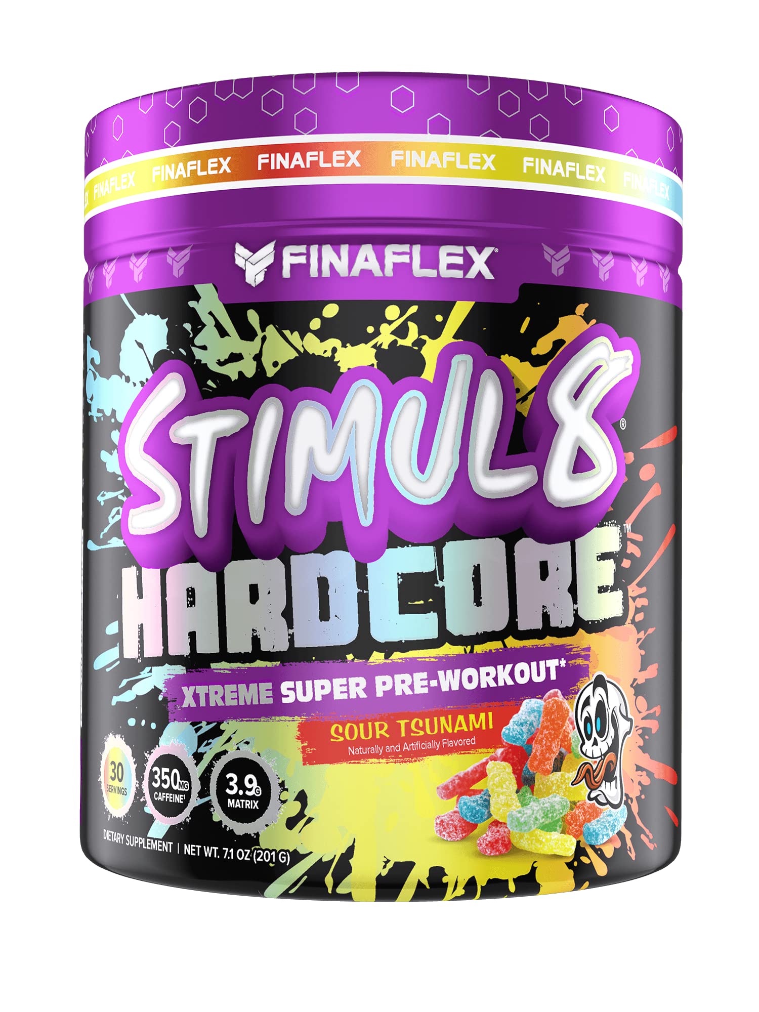 FINAFLEX STIMUL8 Hardcore, Sour Tsunami - Extreme Energy, Strength & Endurance FINAFLEX uk supplements