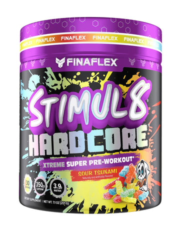 FINAFLEX STIMUL8 Hardcore, Sour Tsunami - Extreme Energy, Strength & Endurance FINAFLEX uk supplements