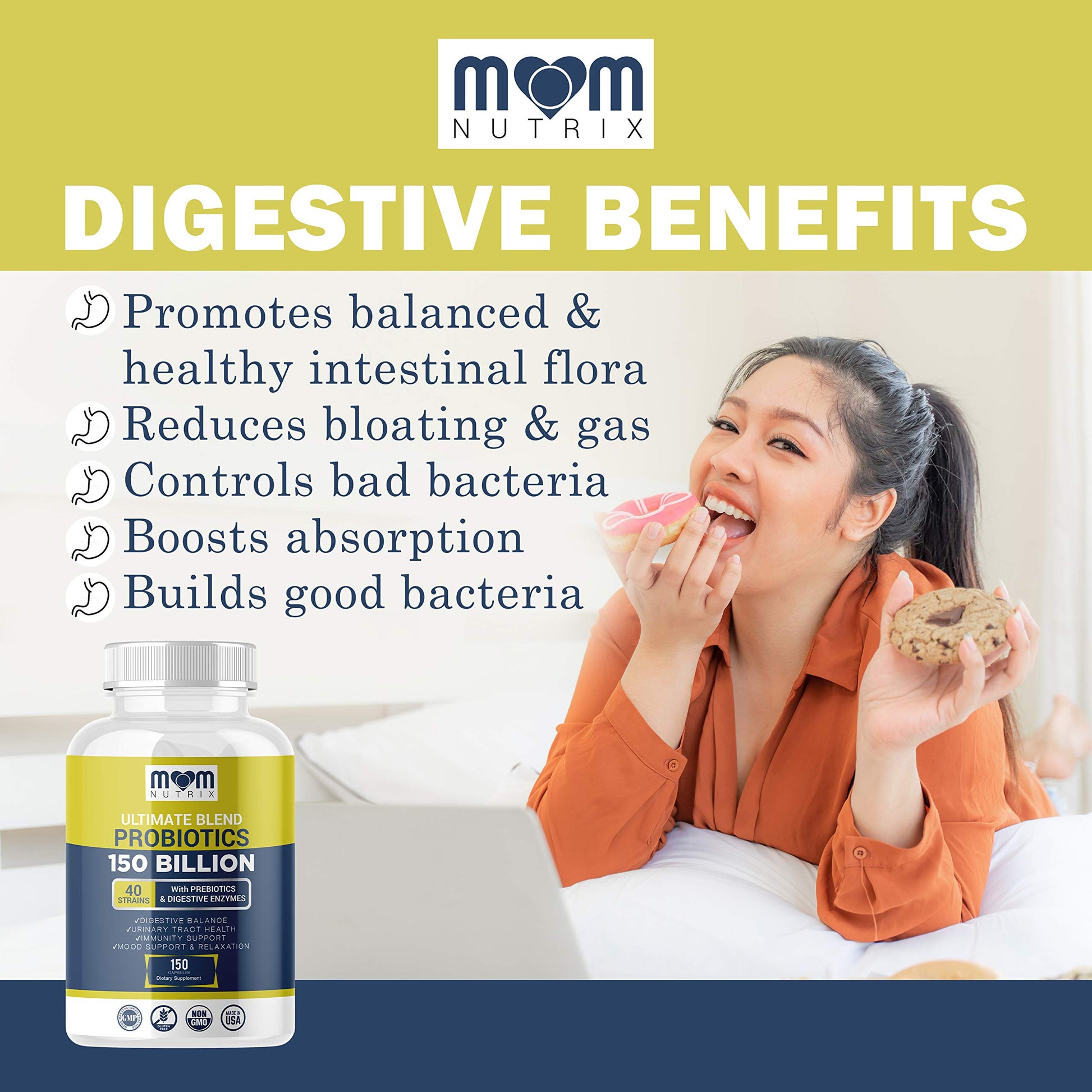 Probiotics 150 Billion CFU - 40 Strain Probiotics for Women, Probiotics for Men and Adults Dr. JOEL'S uk supplements