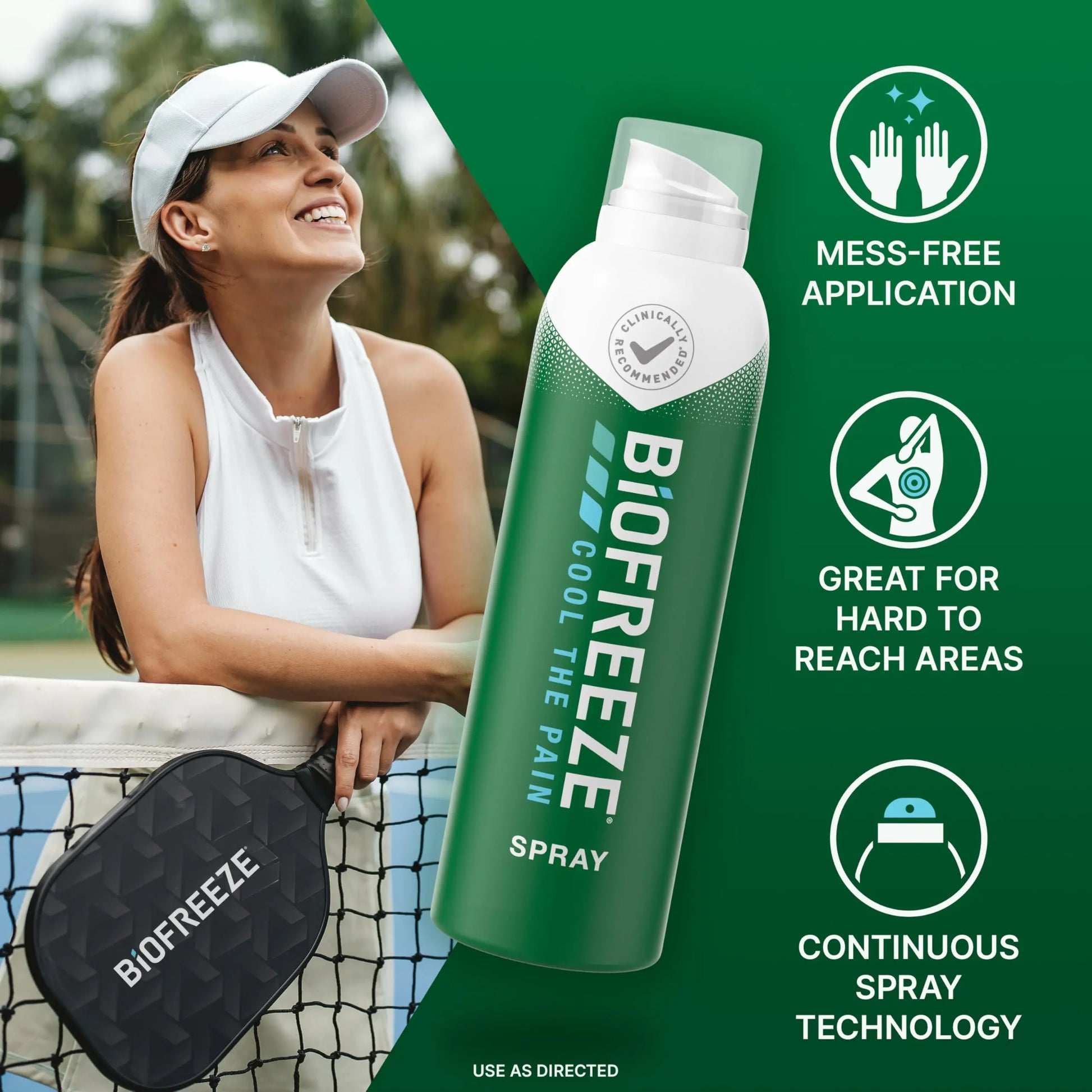 Biofreeze Pain Relief Spray, Arthritis Pain Reliever, Knee & Lower Back Pain Relief, Sore Muscle Relief, Neck Pain Relief, 2 Pack (4 FL OZ Biofreeze Menthol Spray) Biofreeze uk supplements